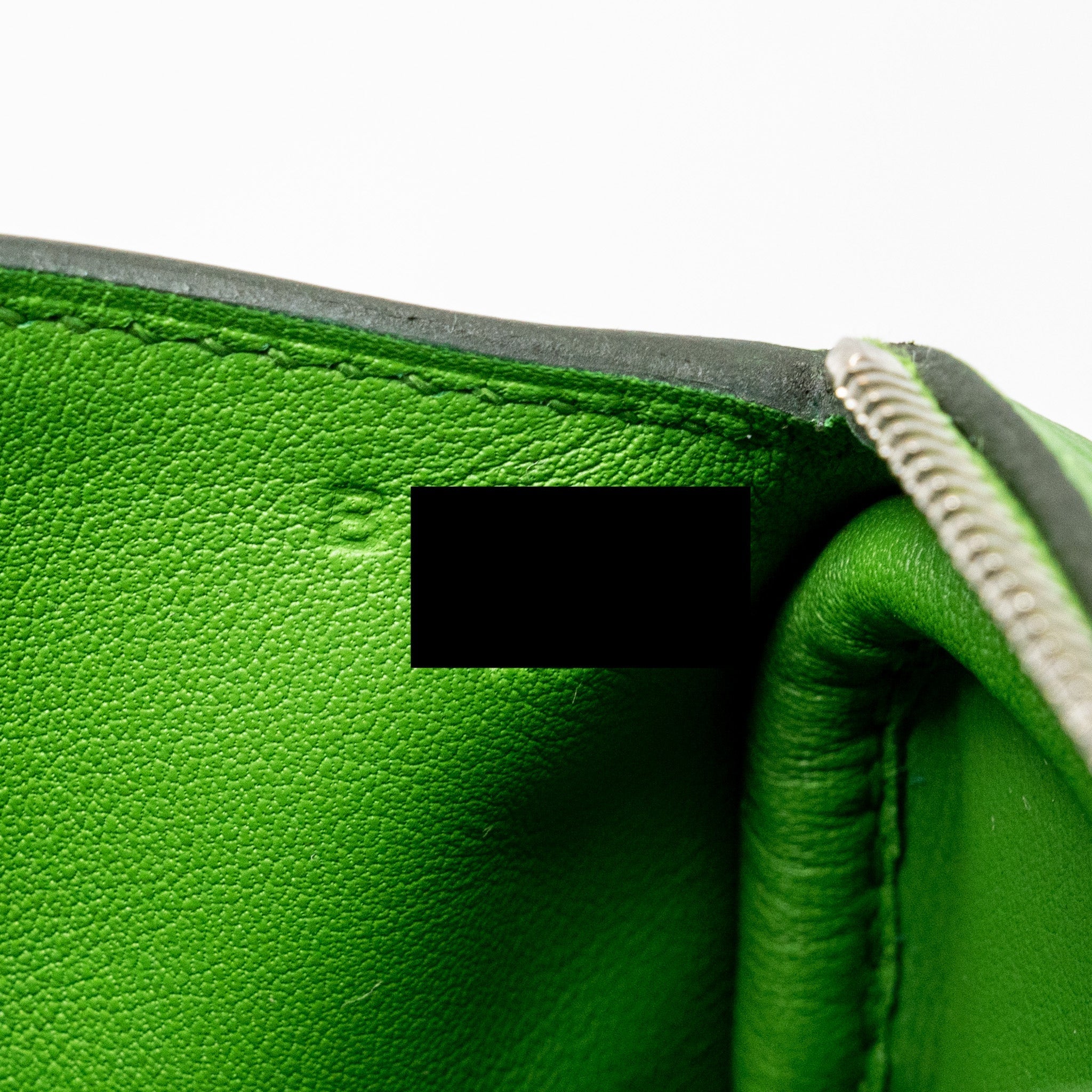 HERMES MINI LINDY CLEMENCE VERT YUCCA SHW