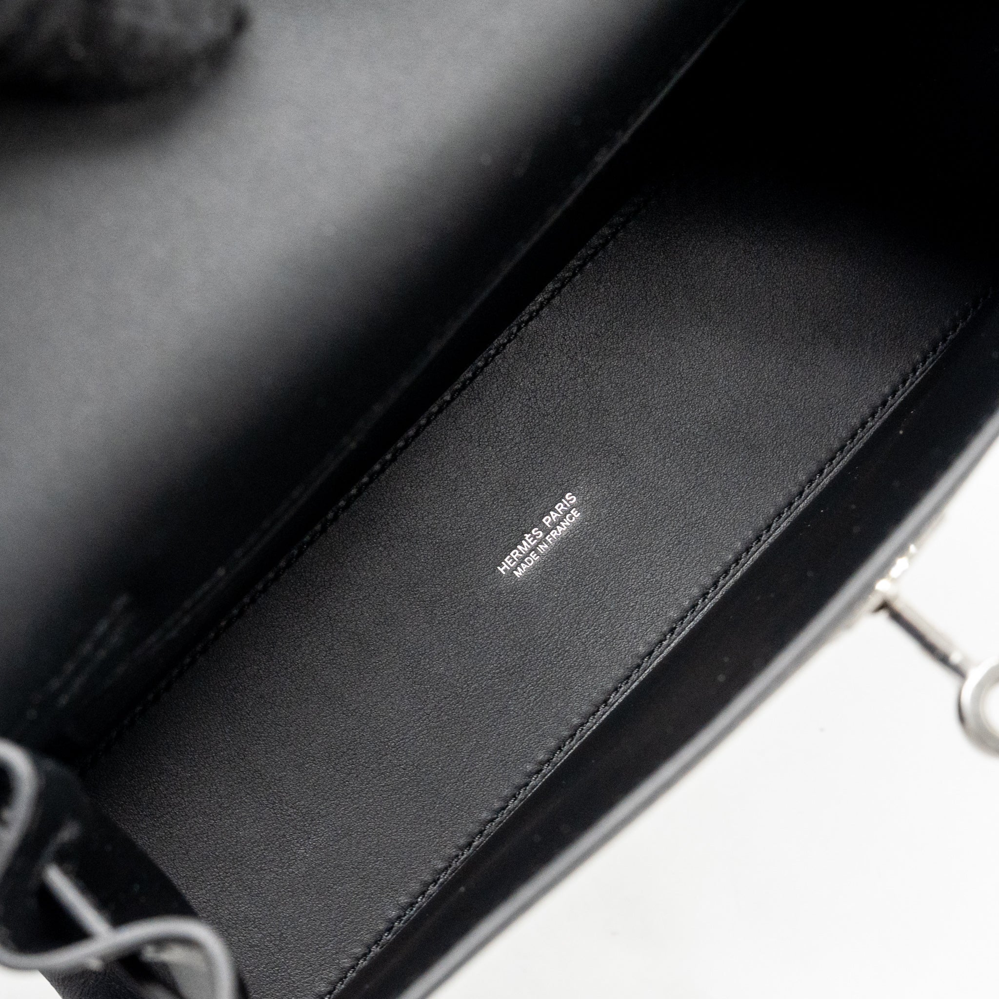 HERMES KELLY DANSE SWIFT BLACK SHW