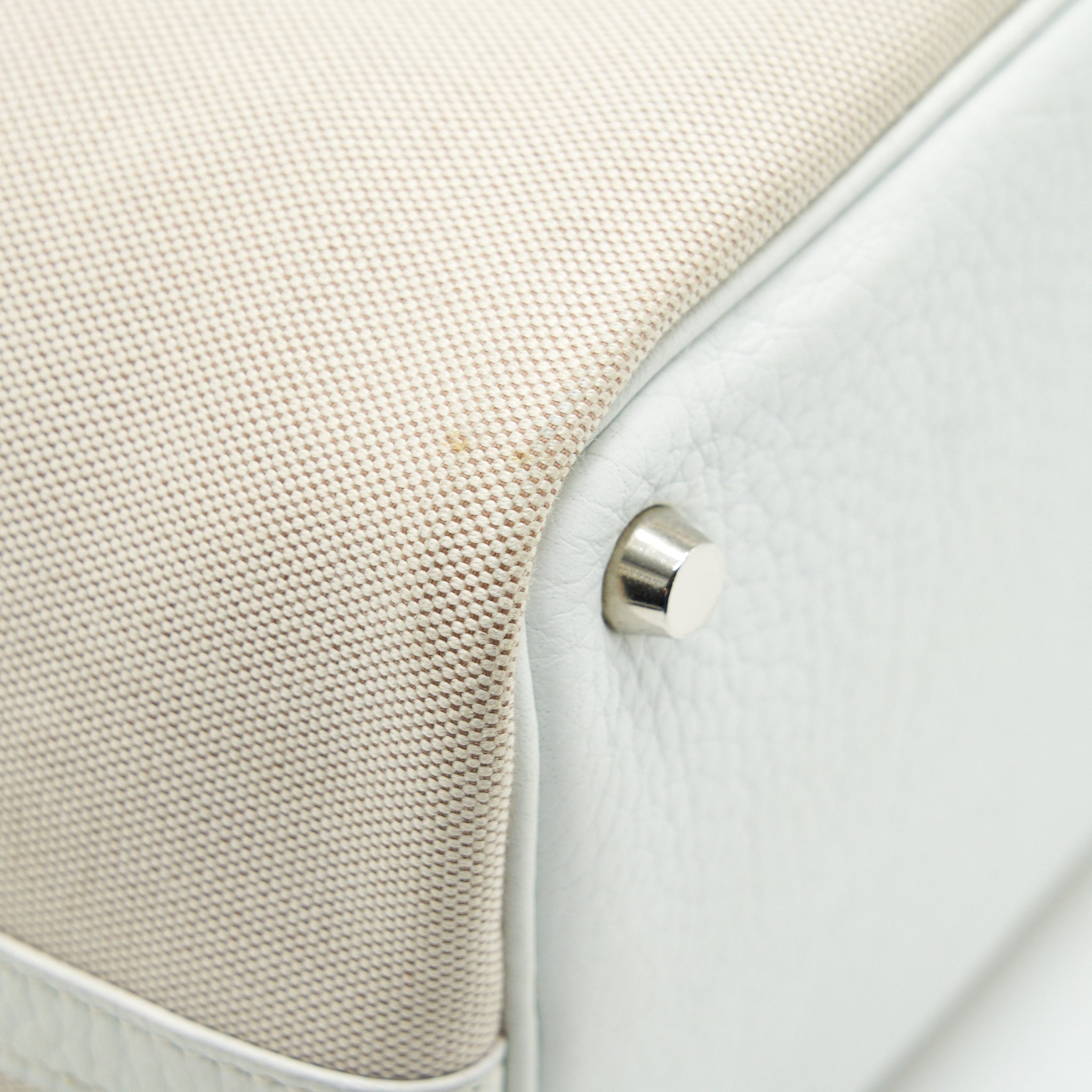 HERMES VINTAGE PICOTIN 18 CANVAS BAG