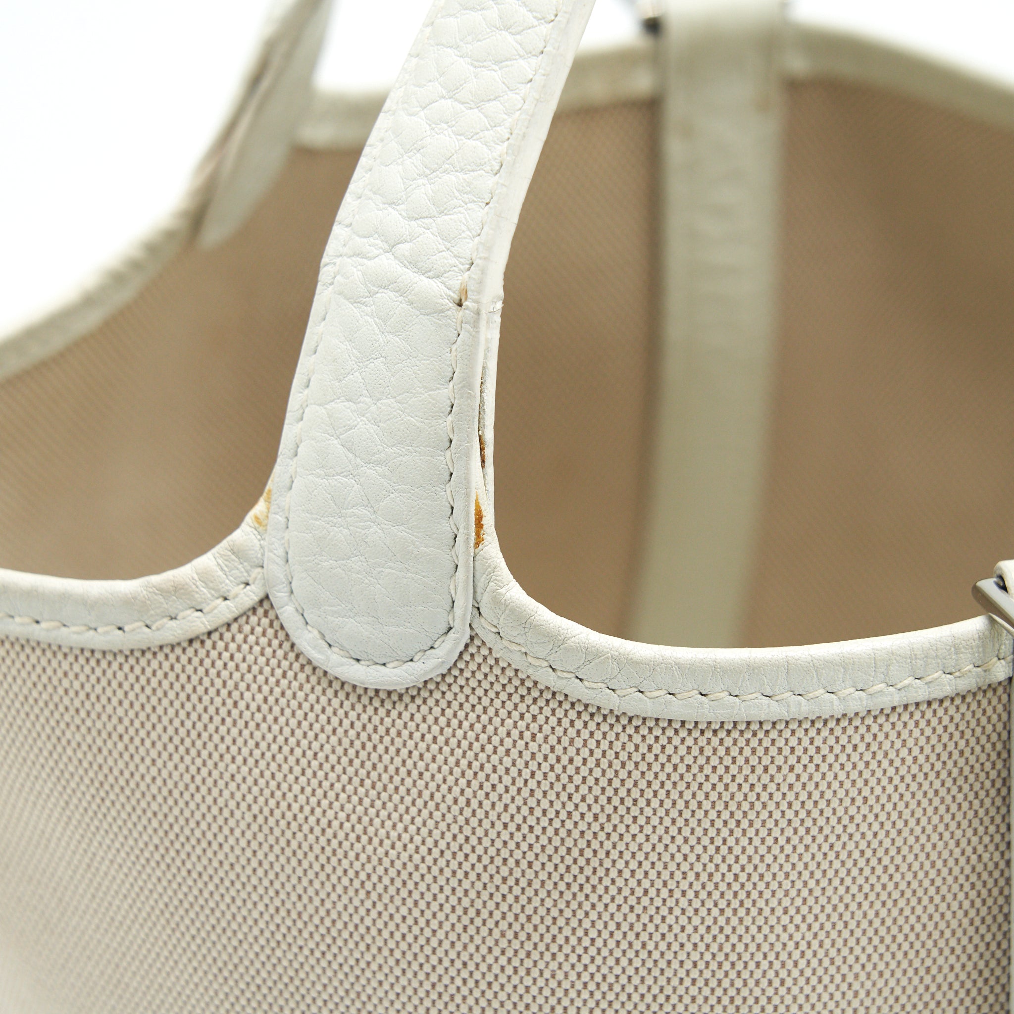 HERMES VINTAGE PICOTIN 18 CANVAS BAG