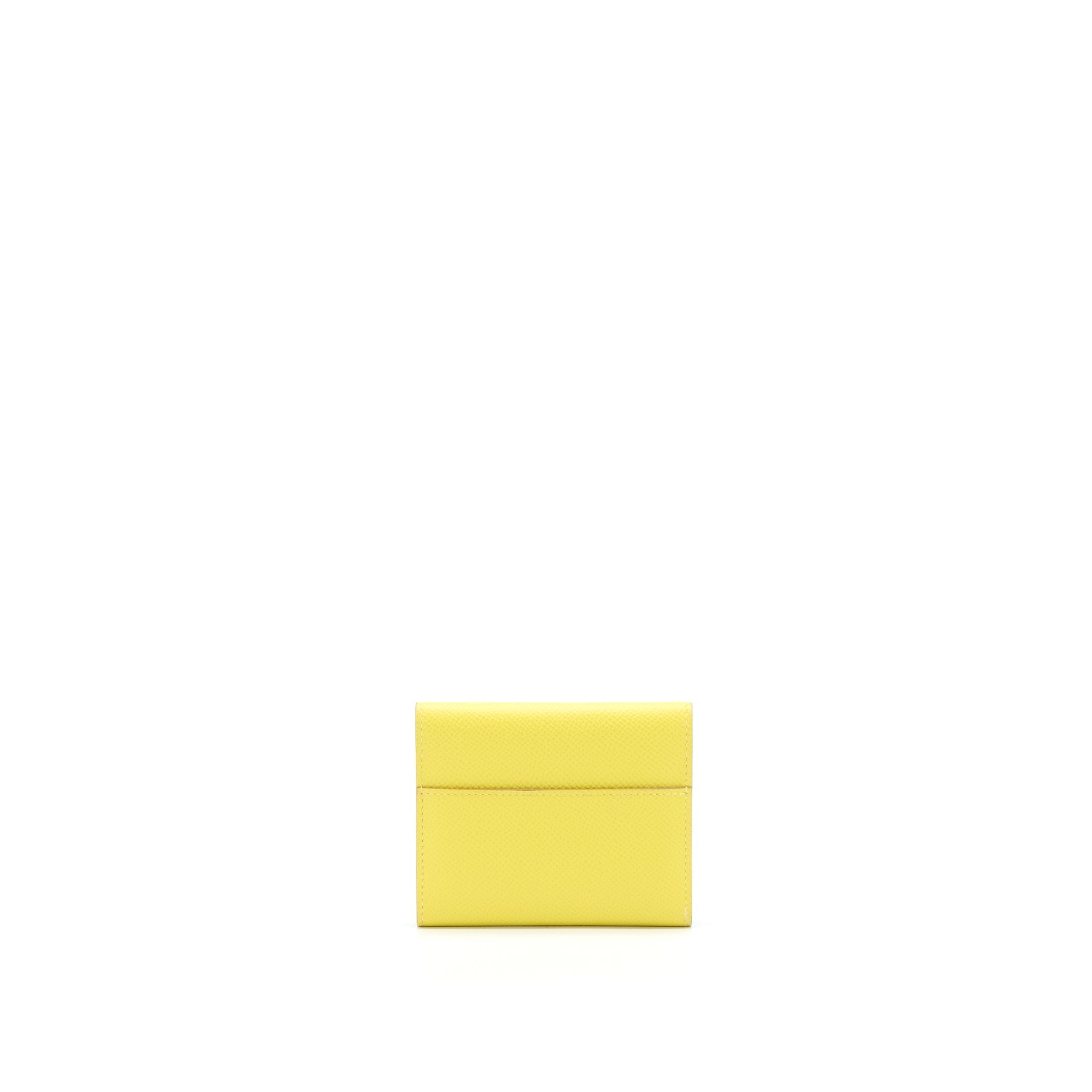 HERMES MINI CLIC CARD HOLDER EPSOM YELLOW GHW
