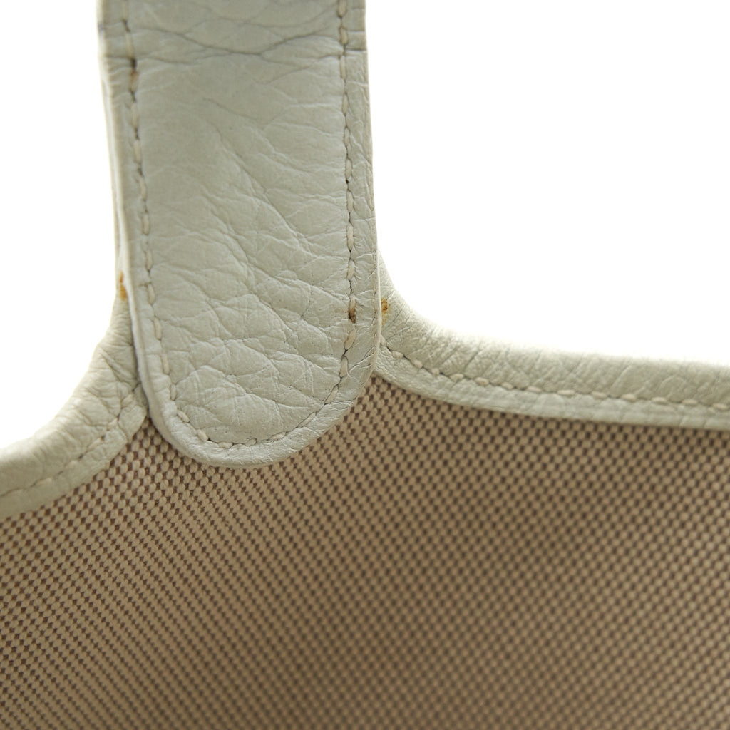 HERMES VINTAGE PICOTIN 18 CANVAS BAG