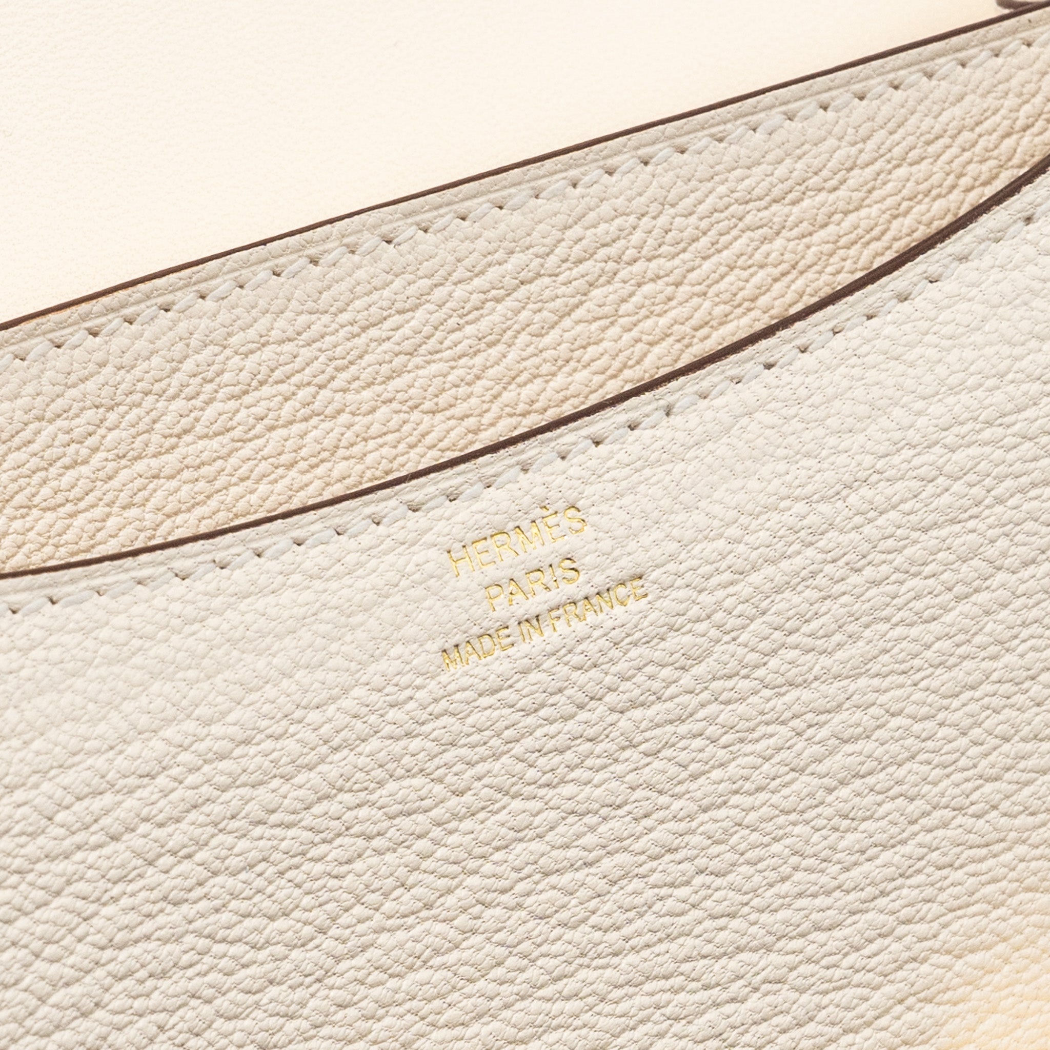 HERMES MINI CONSTANCE CHÈVRE MYSORE NATA GHW