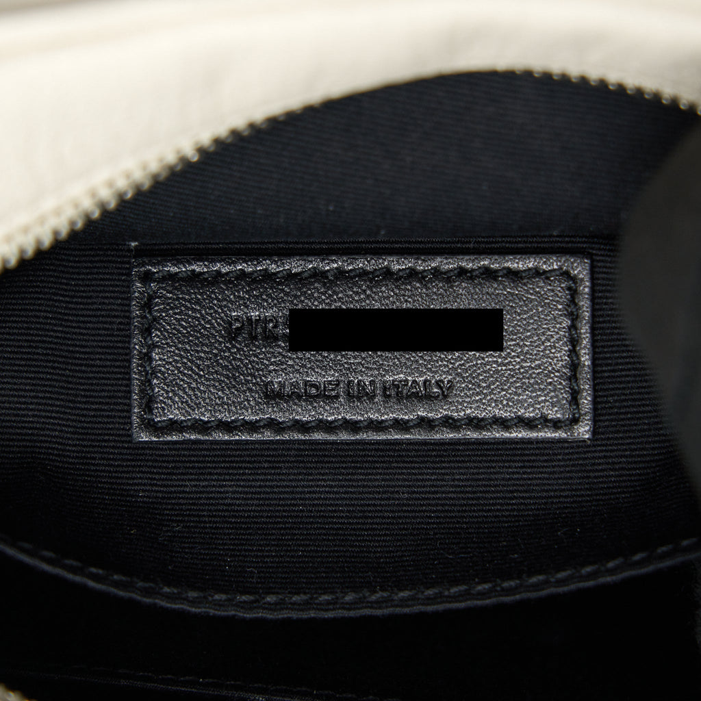 SAINT LAURENT BELT CAMERA BAG WHITE
