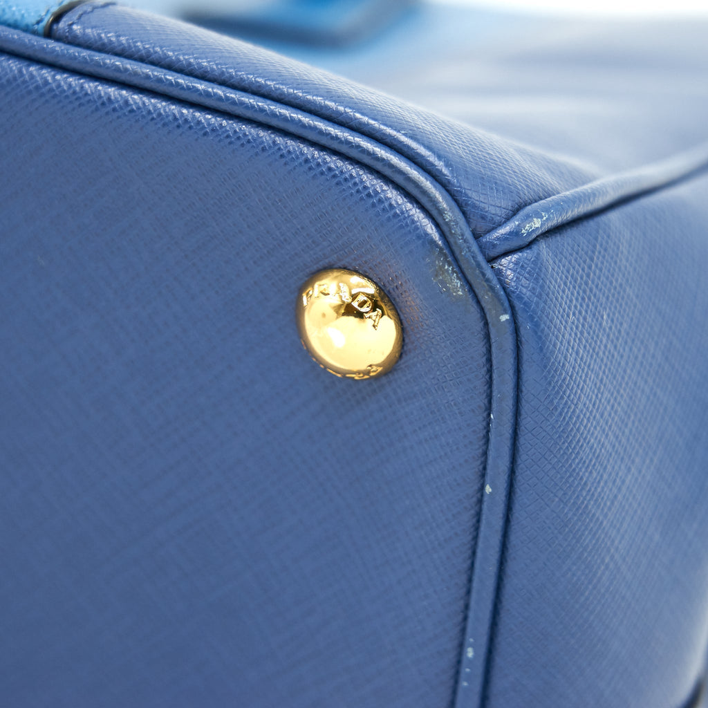 PRADA SAFFIANO TOTE BAG BLUE & NAVY