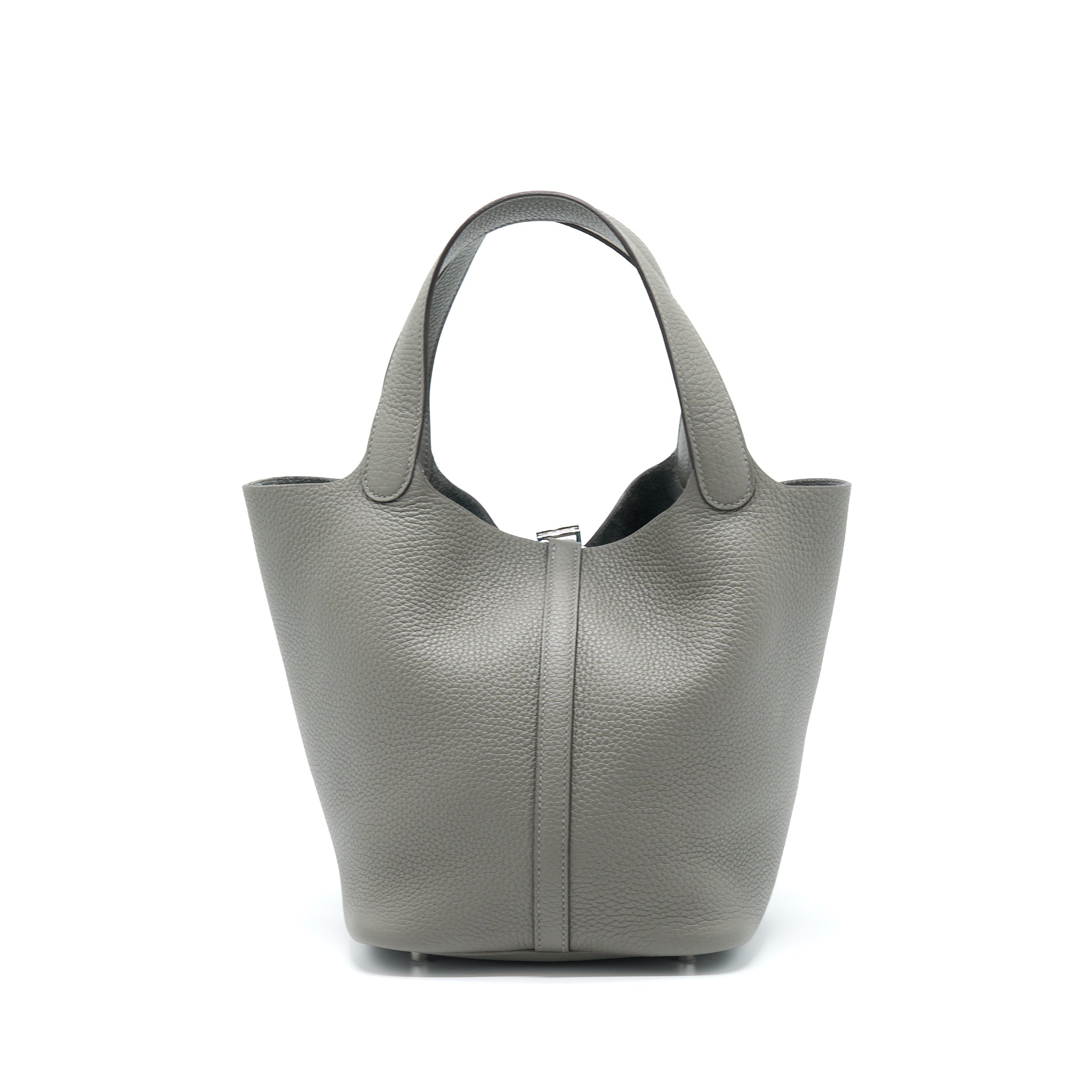 HERMES PICOTIN 22 LOCK BAG CLEMENCE 0L GRIS MEYER SHW