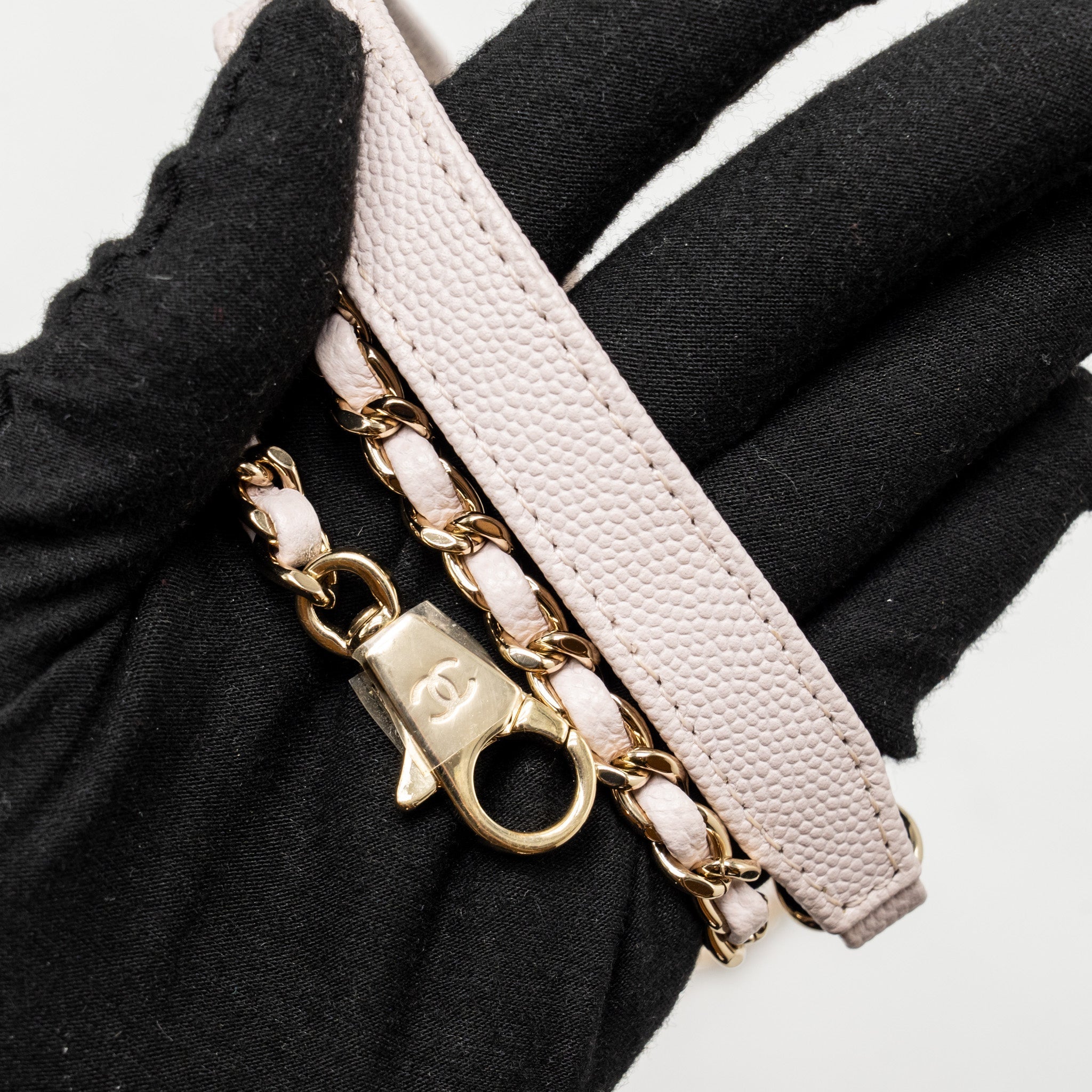 CHANEL SMALL COCO HANDLE CAVIAR LILAC LGHW