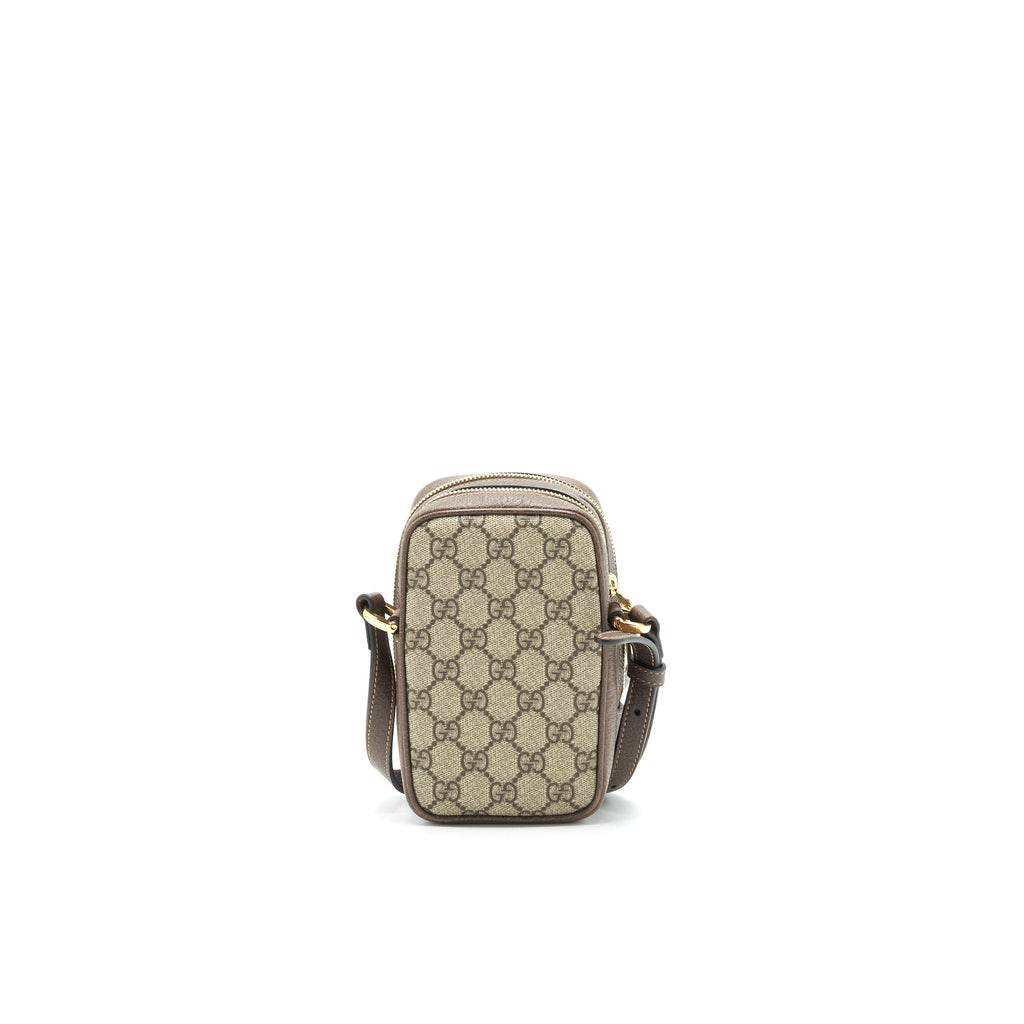 GUCCI OPHIDIA GG SUPREME MINI SHOULDER BAG