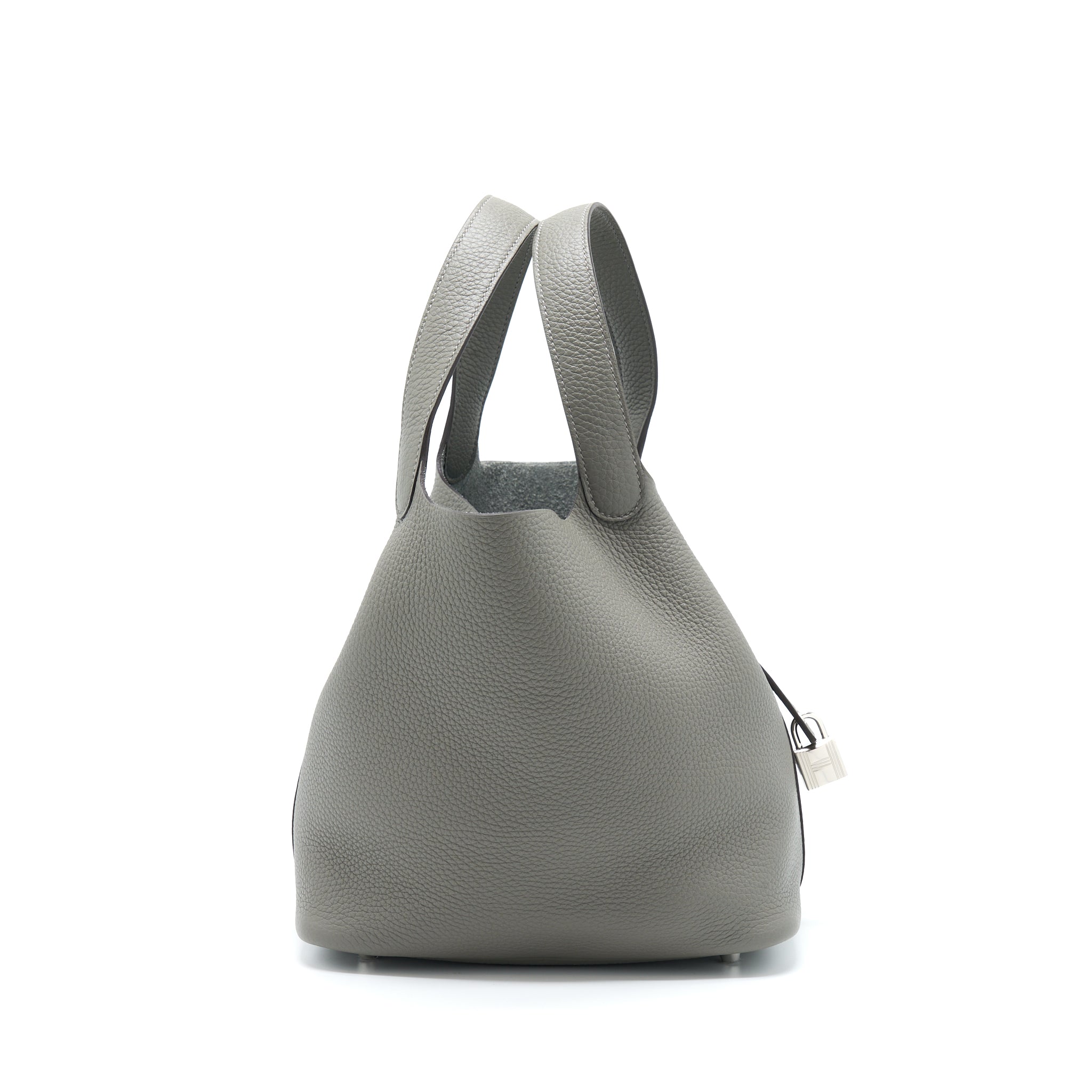 HERMES PICOTIN 22 LOCK BAG CLEMENCE 0L GRIS MEYER SHW