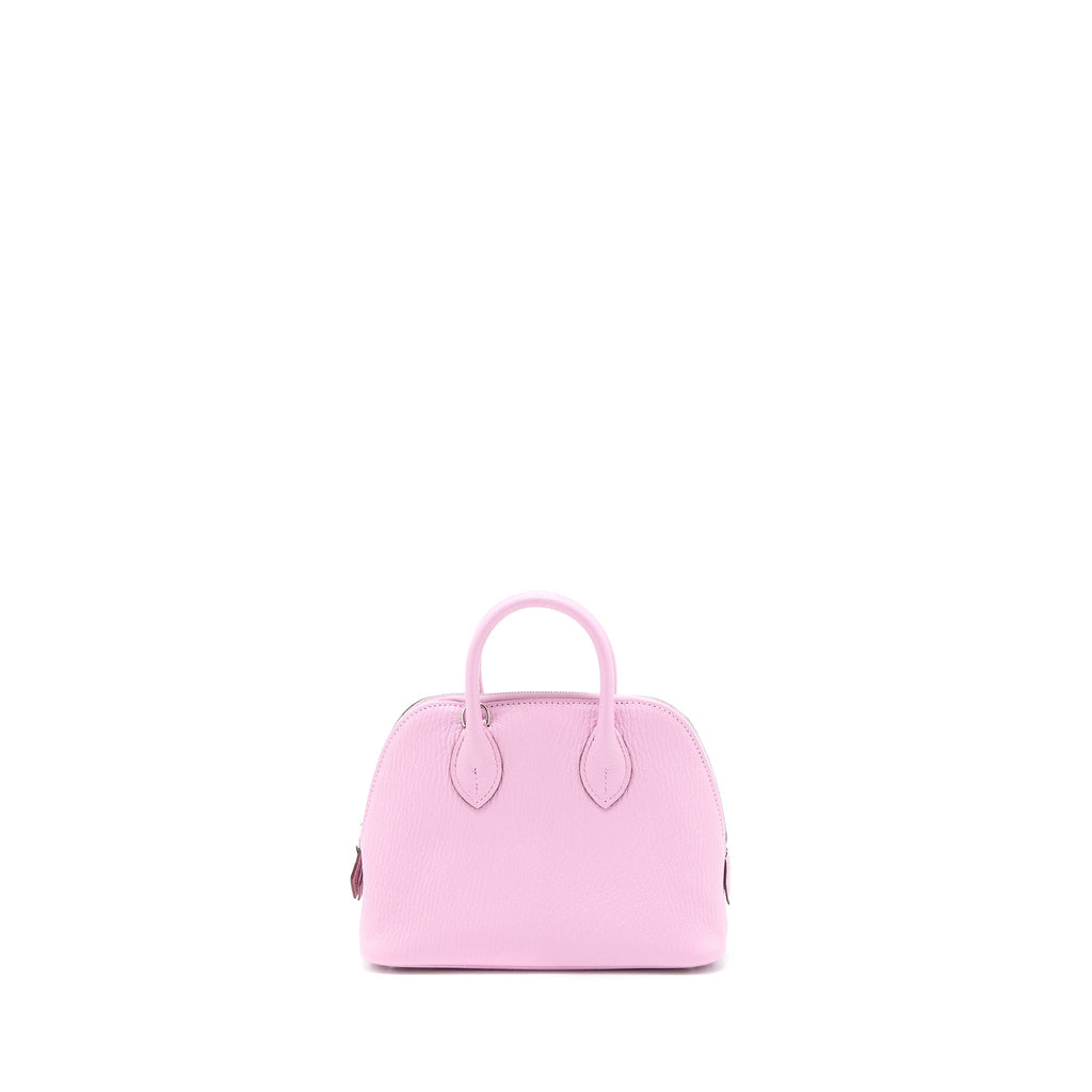 HERMES MINI BOLIDE CHÈVRE MYSORE X9 MAUVE SYLVESTRE SHW