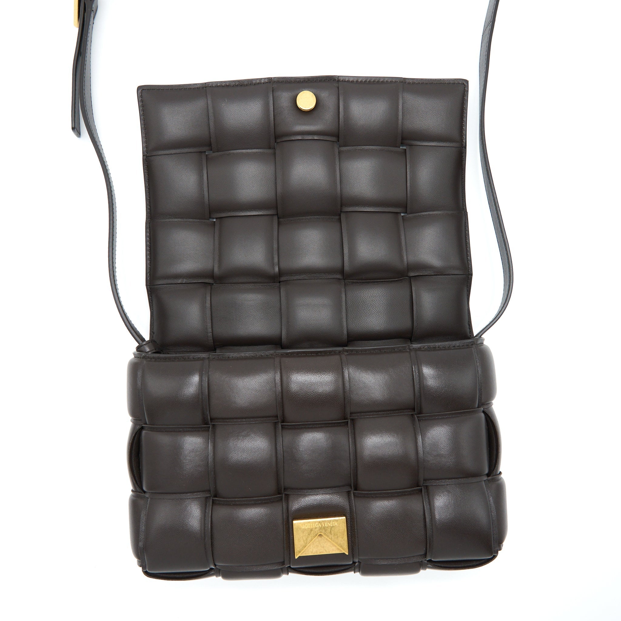 BOTTEGA VENETA PADDED CASSETTE BAG LAMBSKIN FONDANT GHW