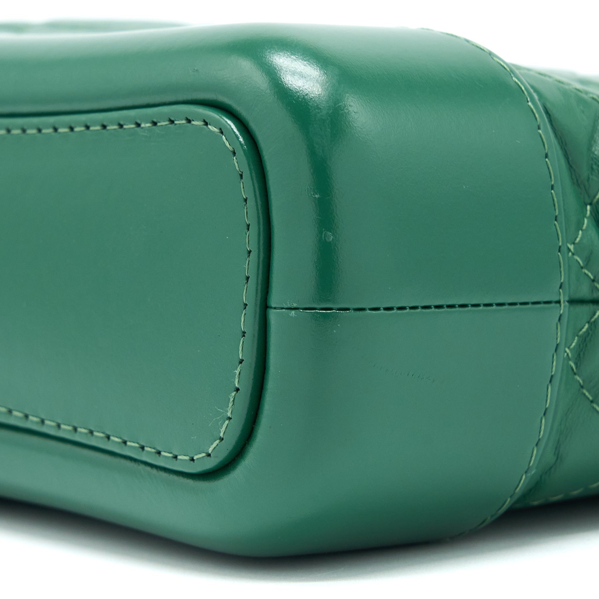 CHANEL SMALL GABRIELLE HOBO BAG GREEN MULTICOLOUR HARDWARE