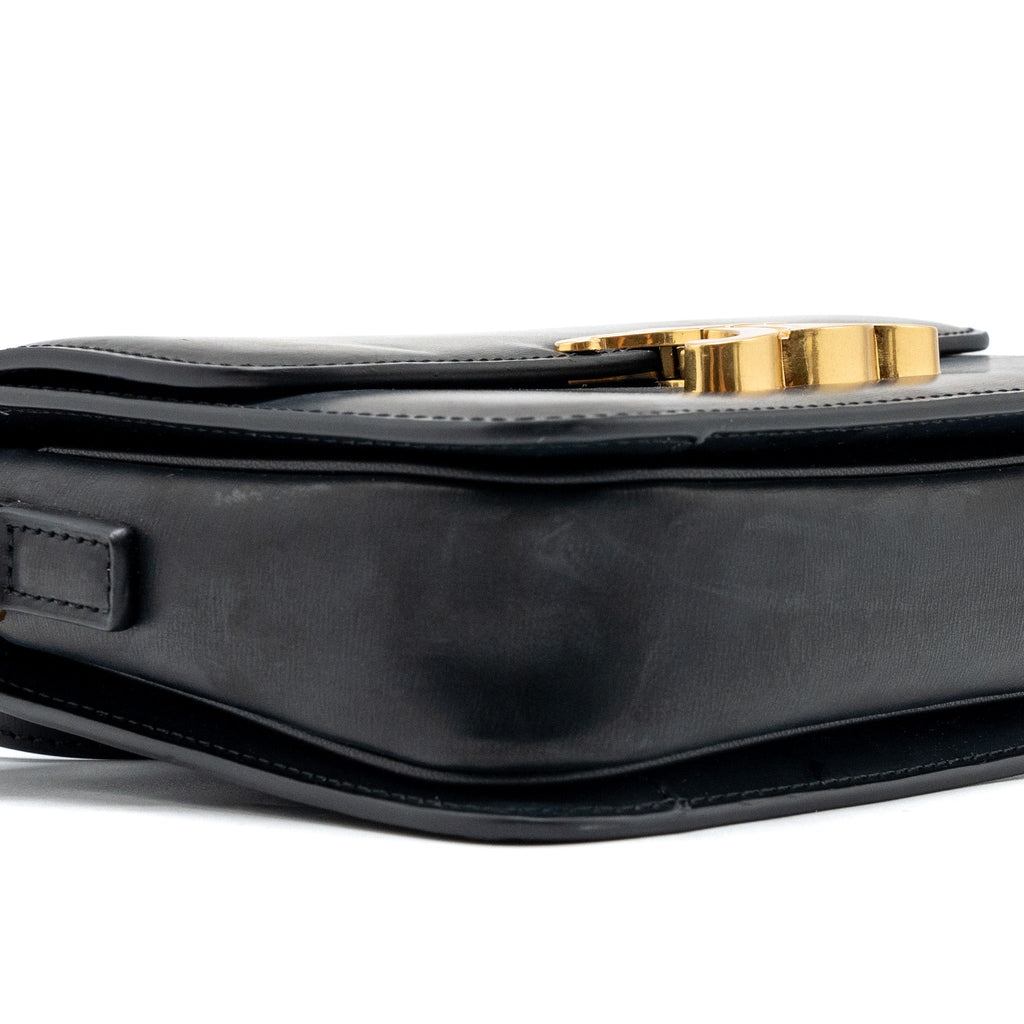 CELINE TEEN TRIOMPHE BAG CALFSKIN BLACK GHW