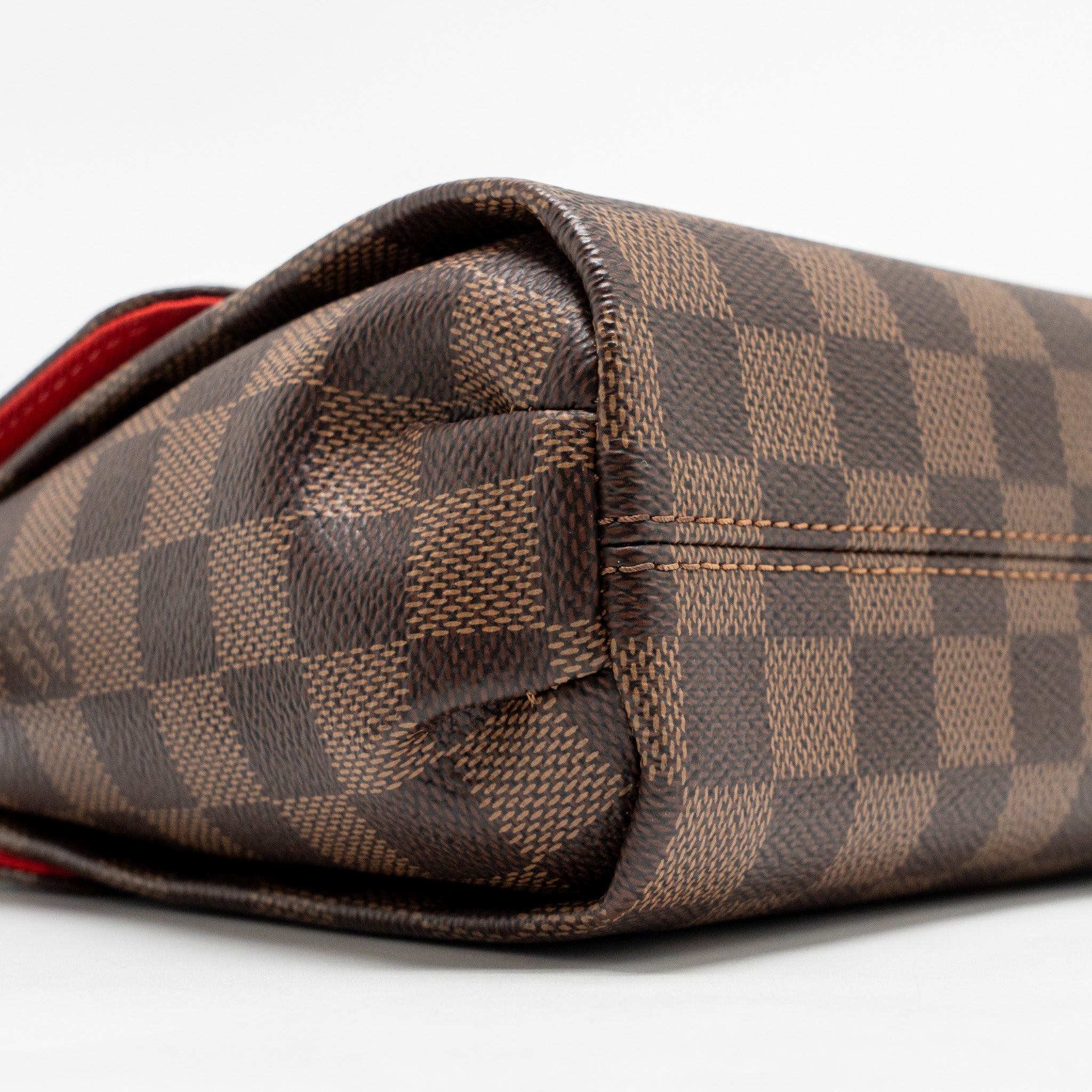 LOUIS VUITTON CROISETTE DAMIER EBENE CANVAS GHW