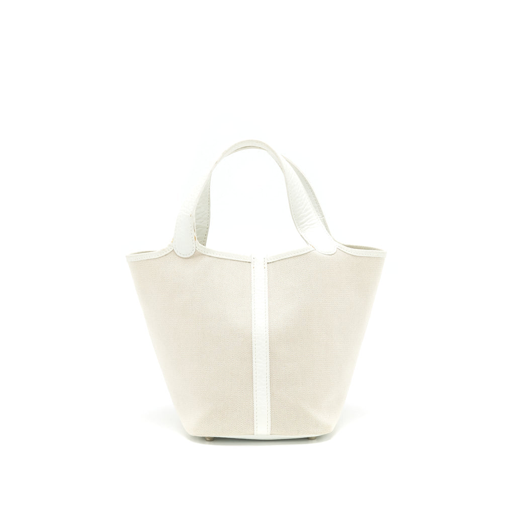 HERMES VINTAGE PICOTIN 18 CANVAS BAG