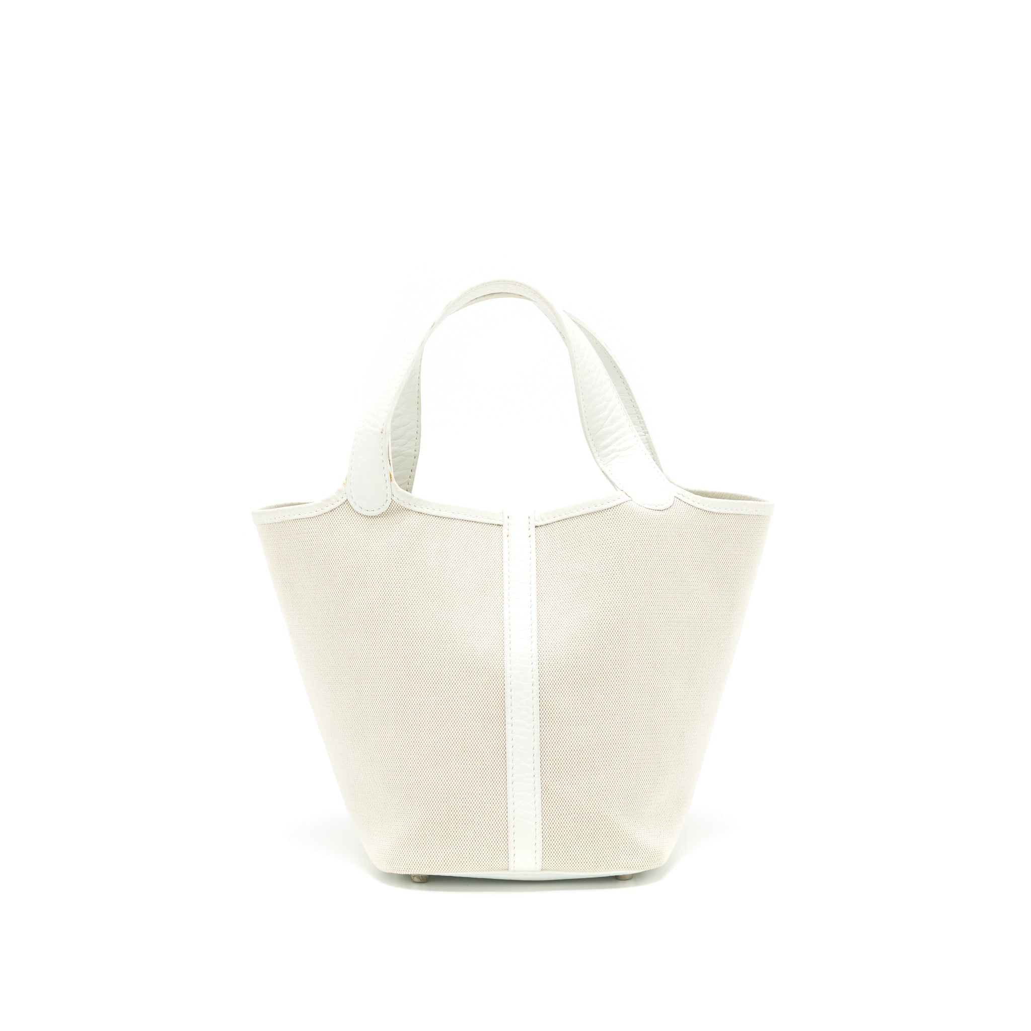 HERMES VINTAGE PICOTIN 18 CANVAS BAG