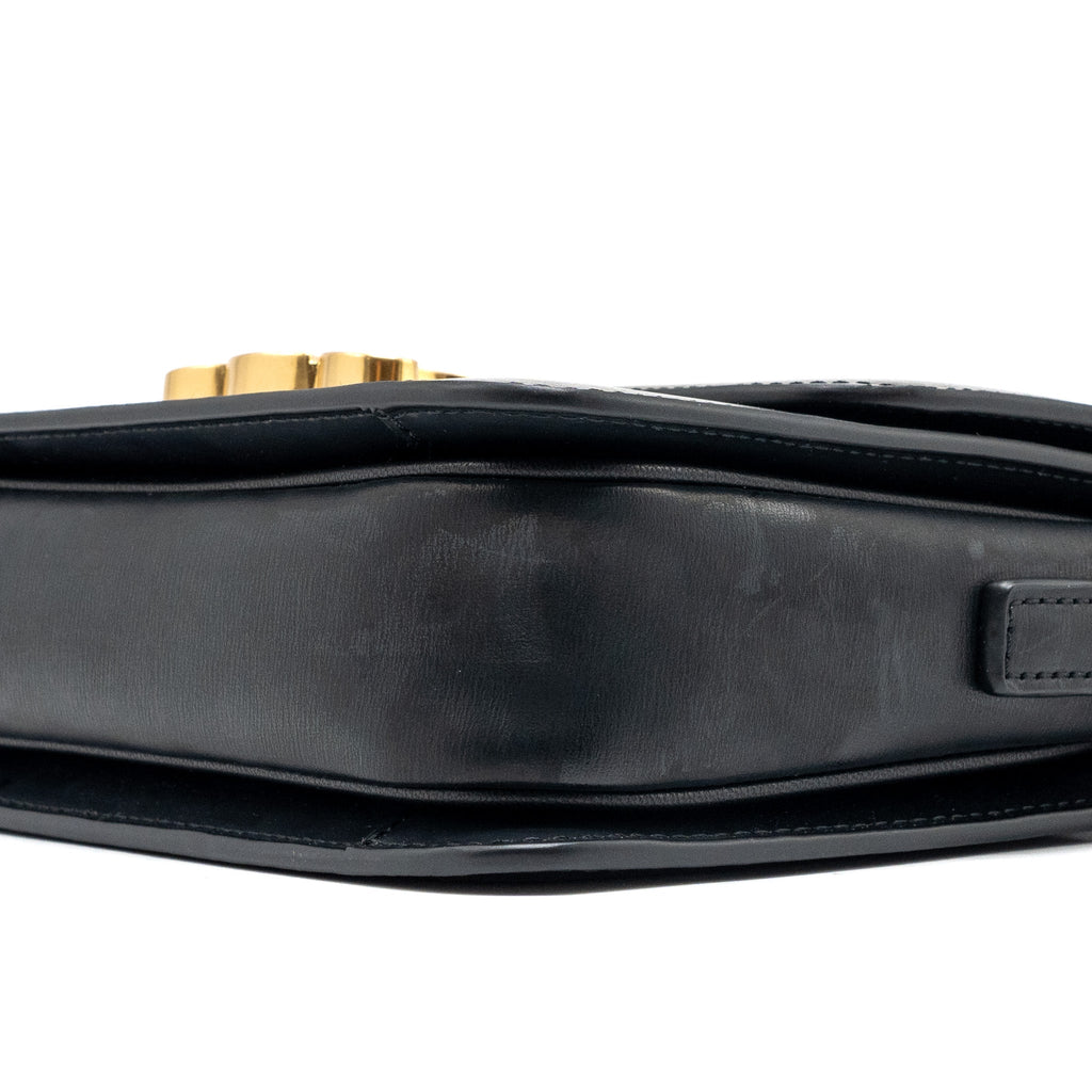 CELINE TEEN TRIOMPHE BAG CALFSKIN BLACK GHW