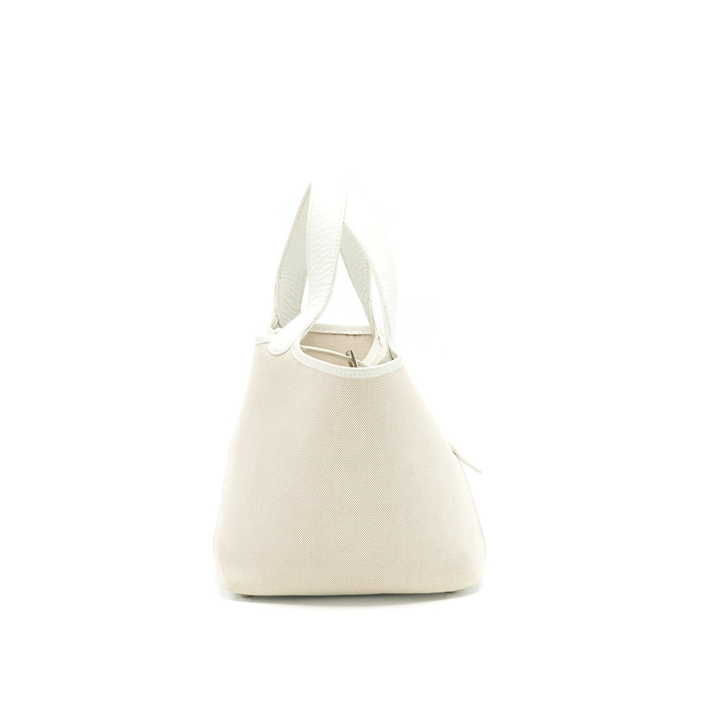 HERMES VINTAGE PICOTIN 18 CANVAS BAG