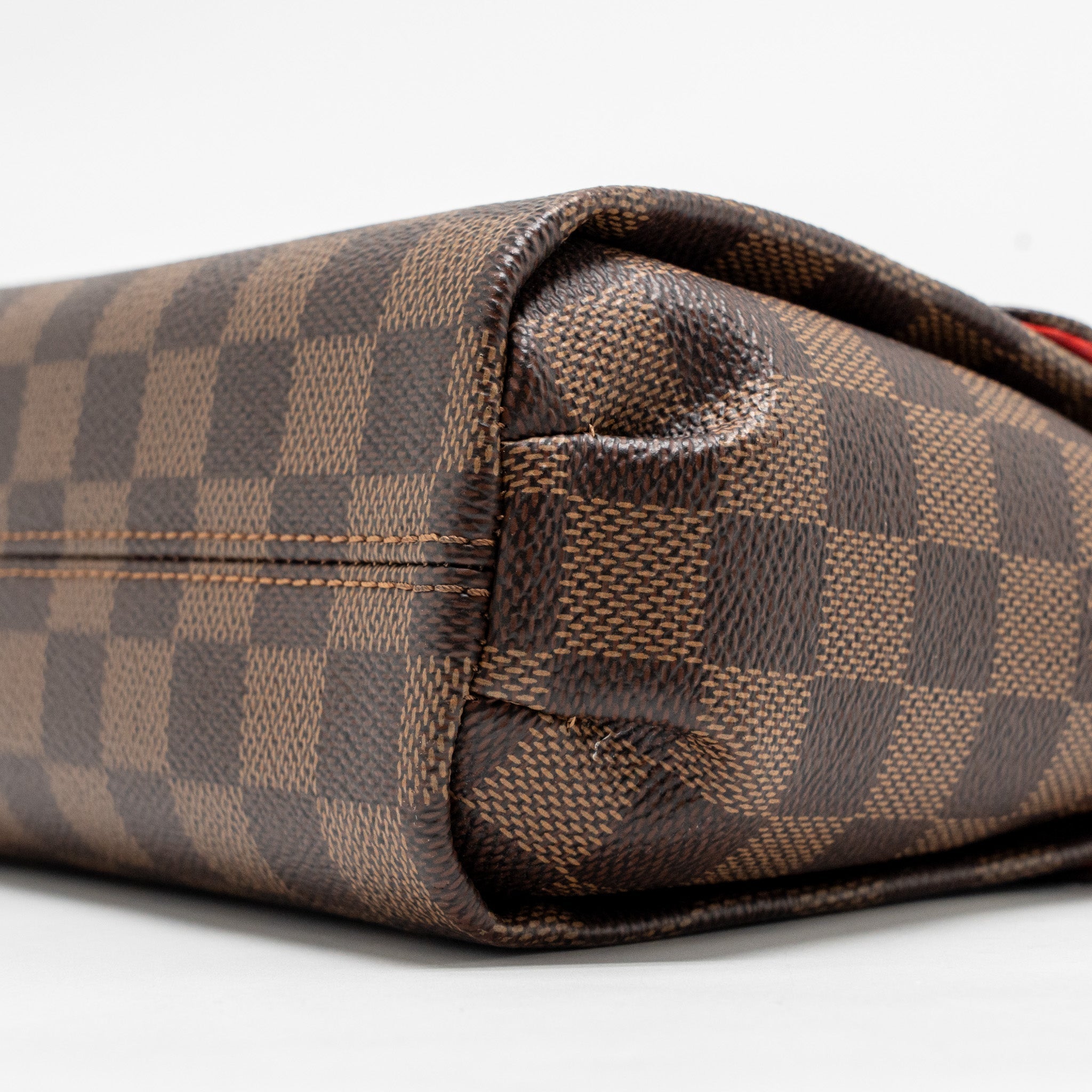LOUIS VUITTON CROISETTE DAMIER EBENE CANVAS GHW