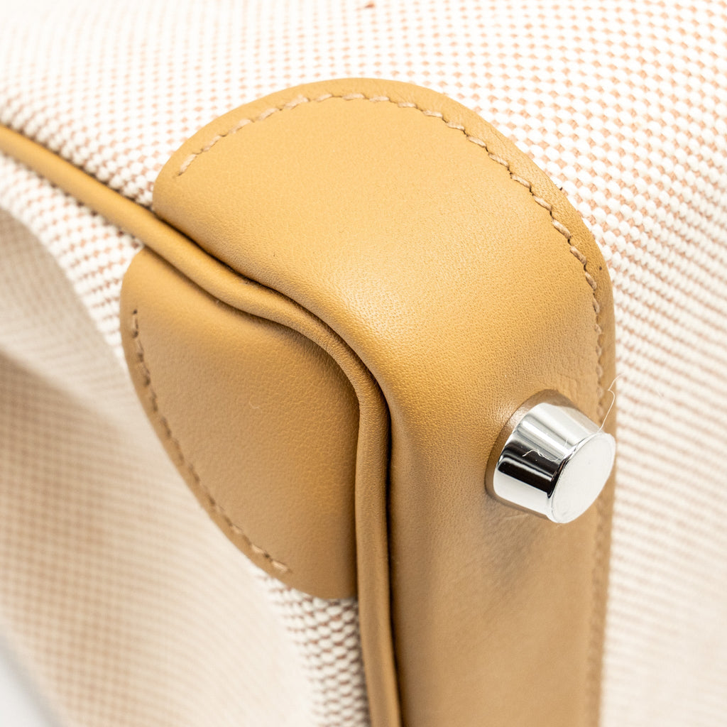 HERMES BIRKIN 25 TOILE SWIFT/CANVAS BISCUIT SHW
