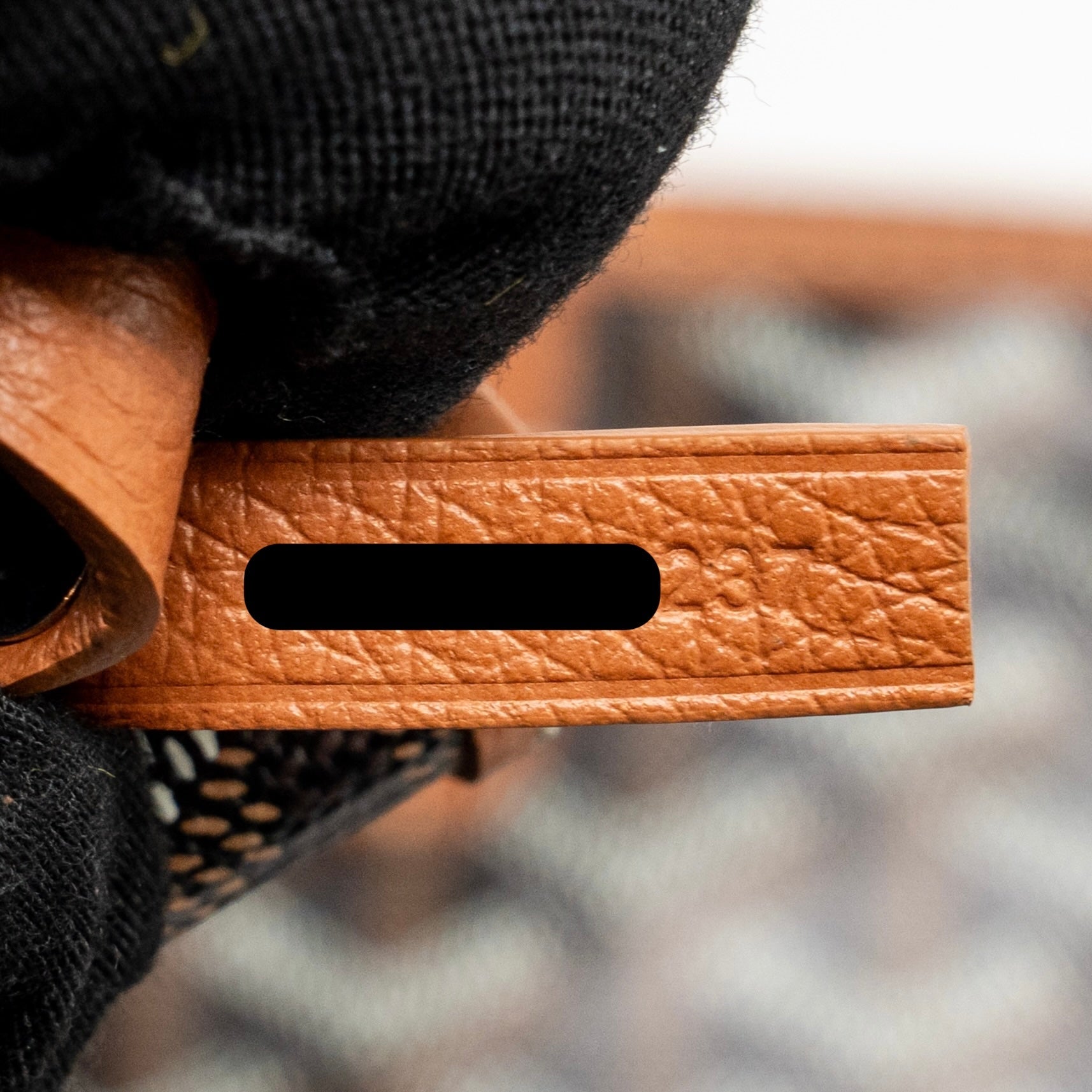 GOYARD SAINT LOUIS PM GOYARDINE CANVAS/CHEVROCHES CALFSKIN BLACK/TAN SHW