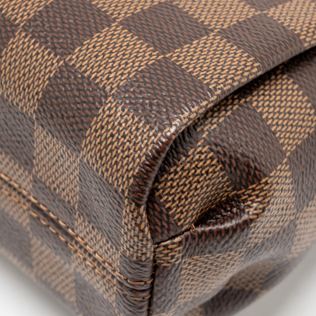 LOUIS VUITTON CROISETTE DAMIER EBENE CANVAS GHW