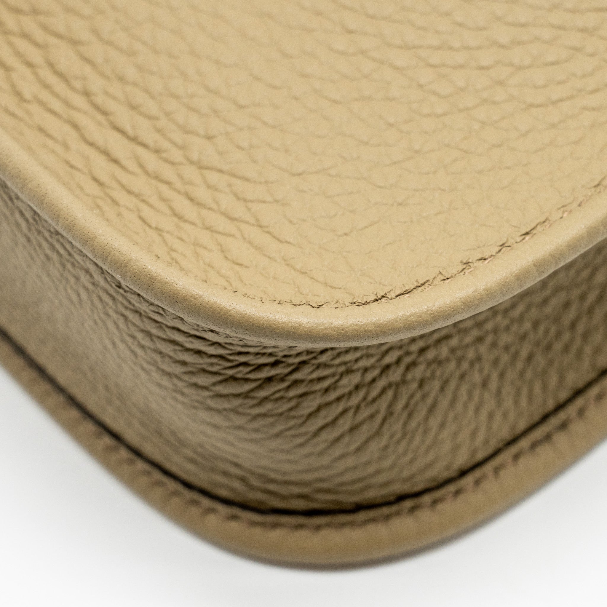 HERMES MINI EVELYNE CLEMENCE BEIGE MARFA WITH MULTICOLOUR STRAP SHW