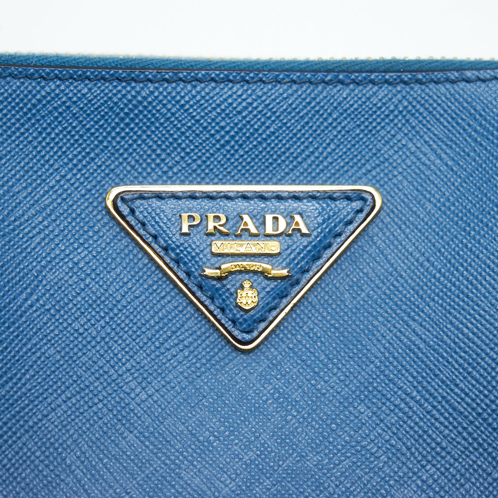 PRADA SAFFIANO TOTE BAG BLUE & NAVY
