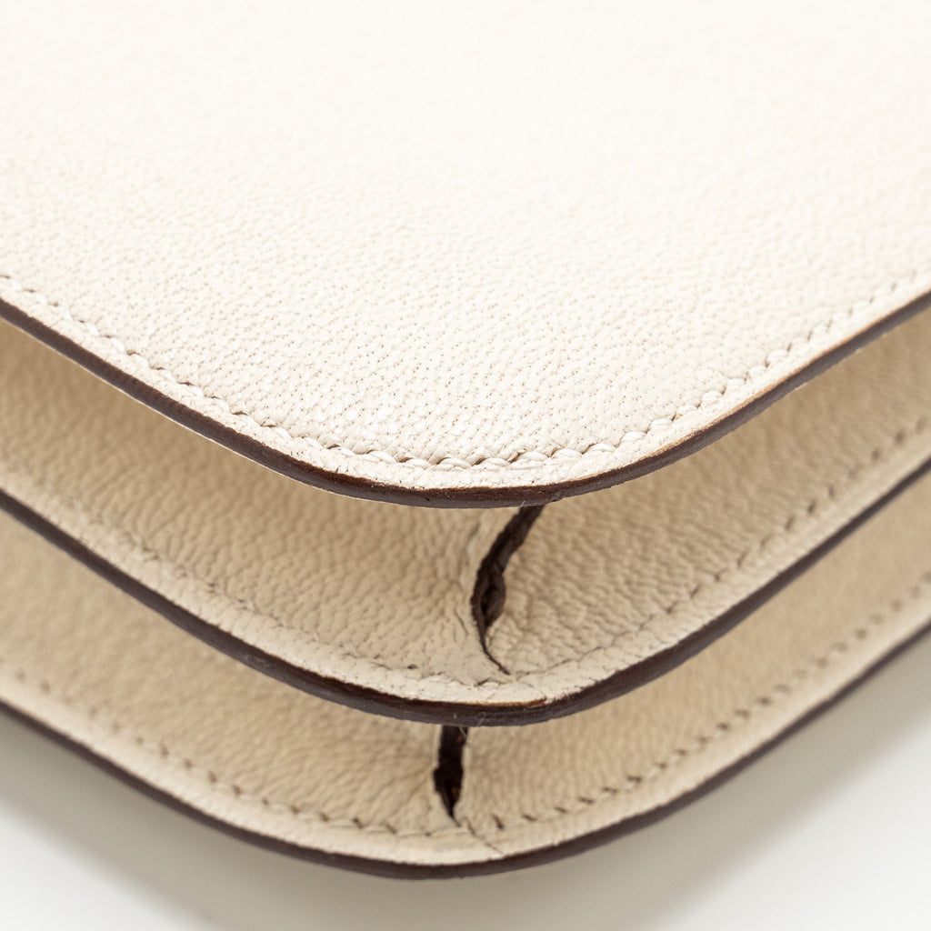 HERMES MINI CONSTANCE CHÈVRE MYSORE NATA GHW