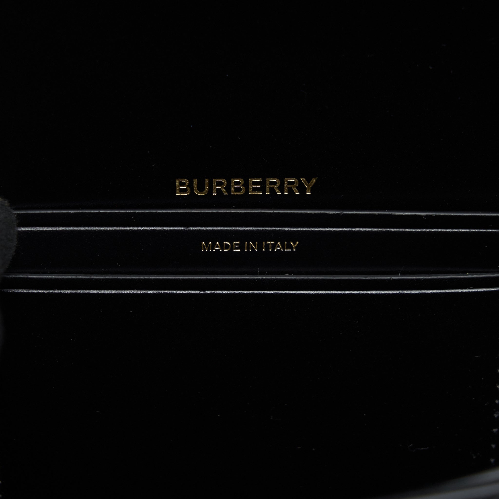 BURBERRY SMALL OLYMPIA BAG BLACK GHW