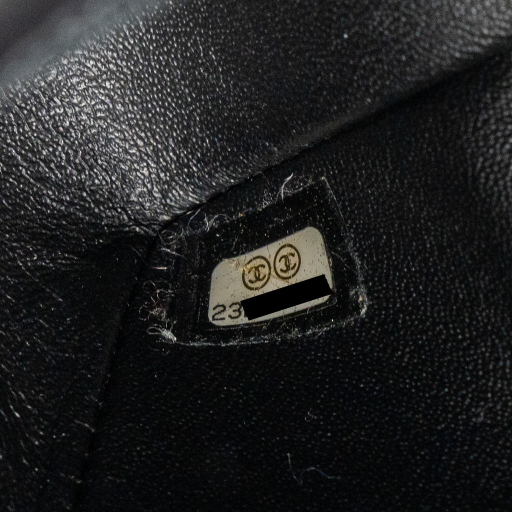 CHANEL CLASSIC MINI RECTANGULAR FLAP BAG LAMBSKIN BLACK GHW