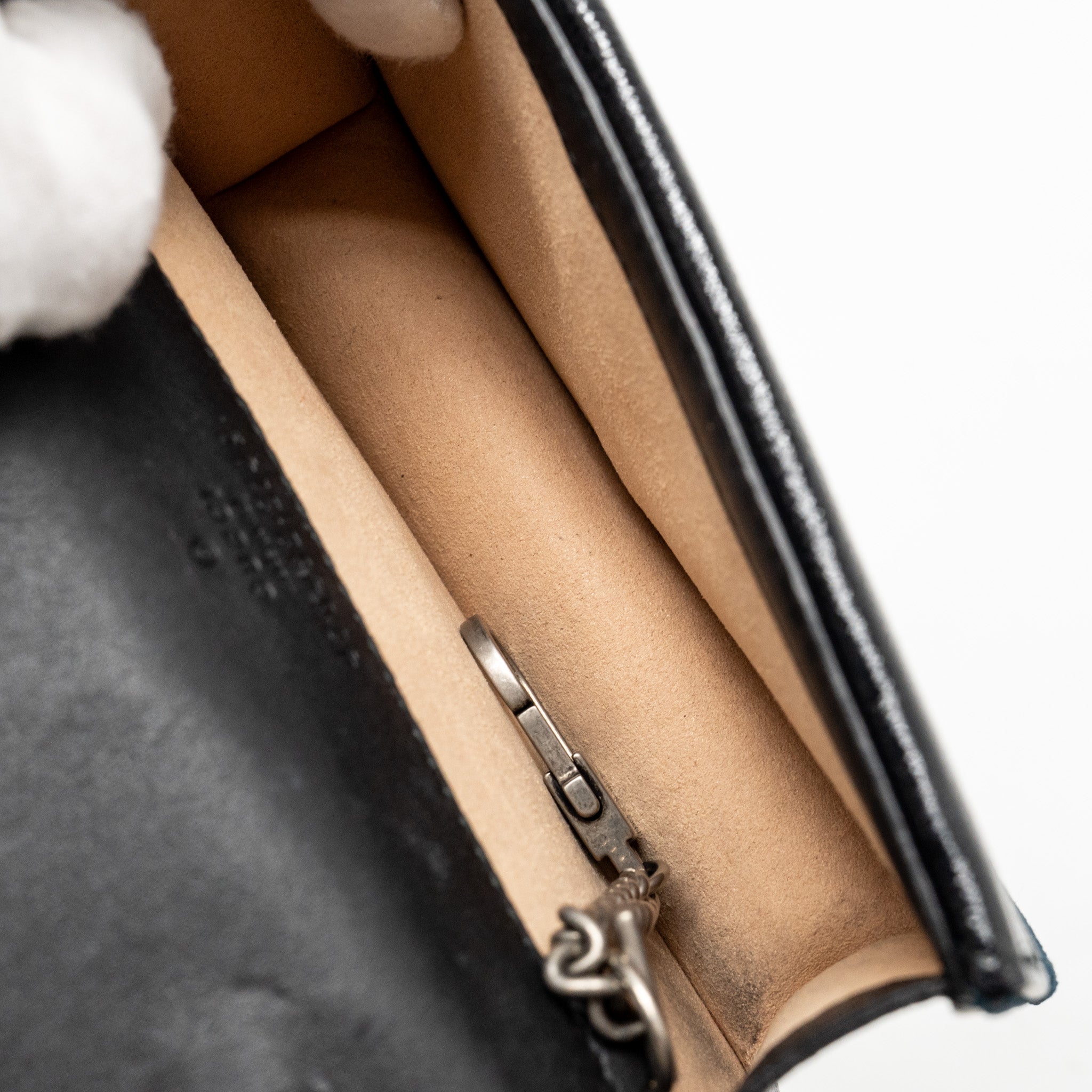 GUCCI DIONYSUS SUPER MINI BAG VELVET DARK BLUE SHW
