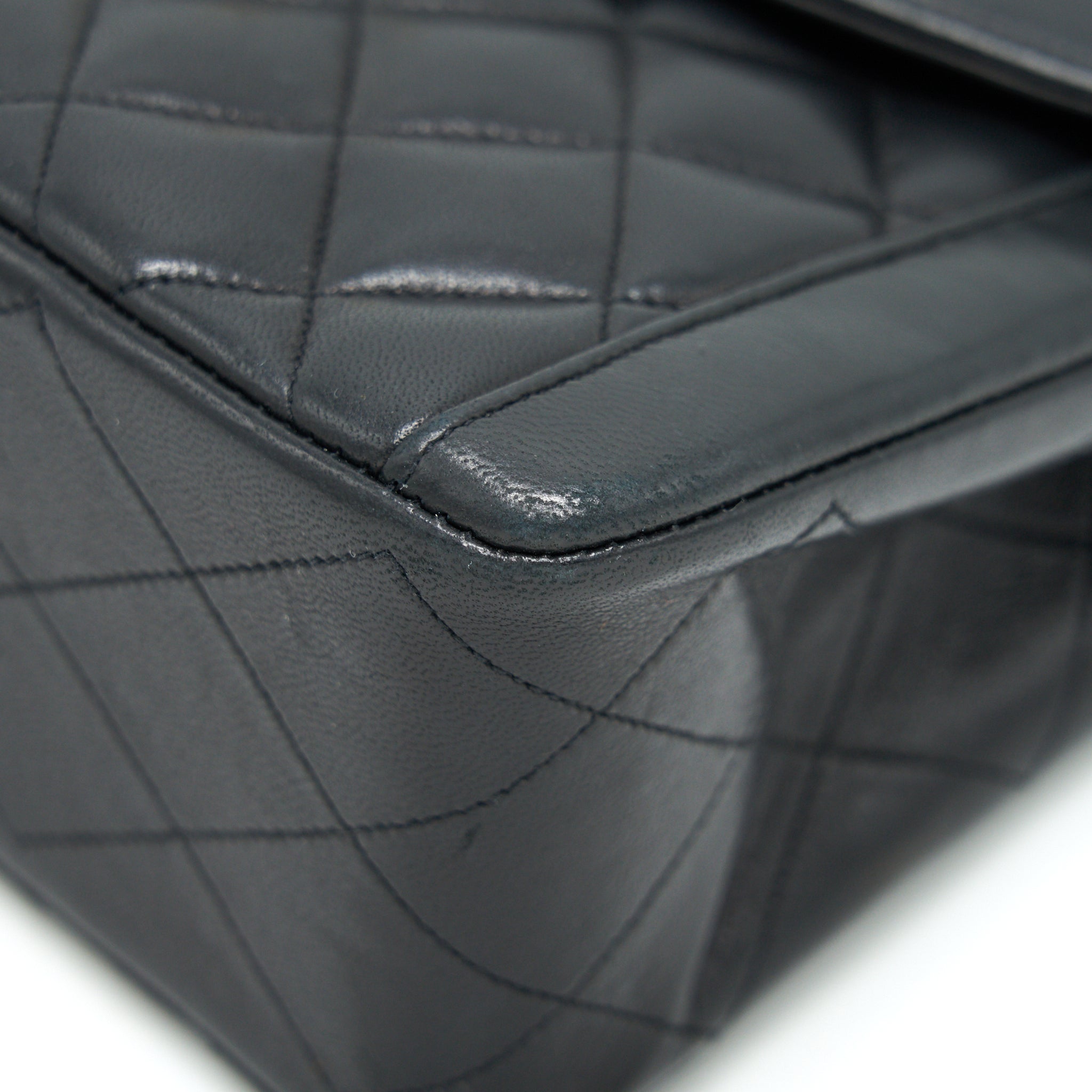CHANEL VINTAGE CC FLAP BAG IN GHW