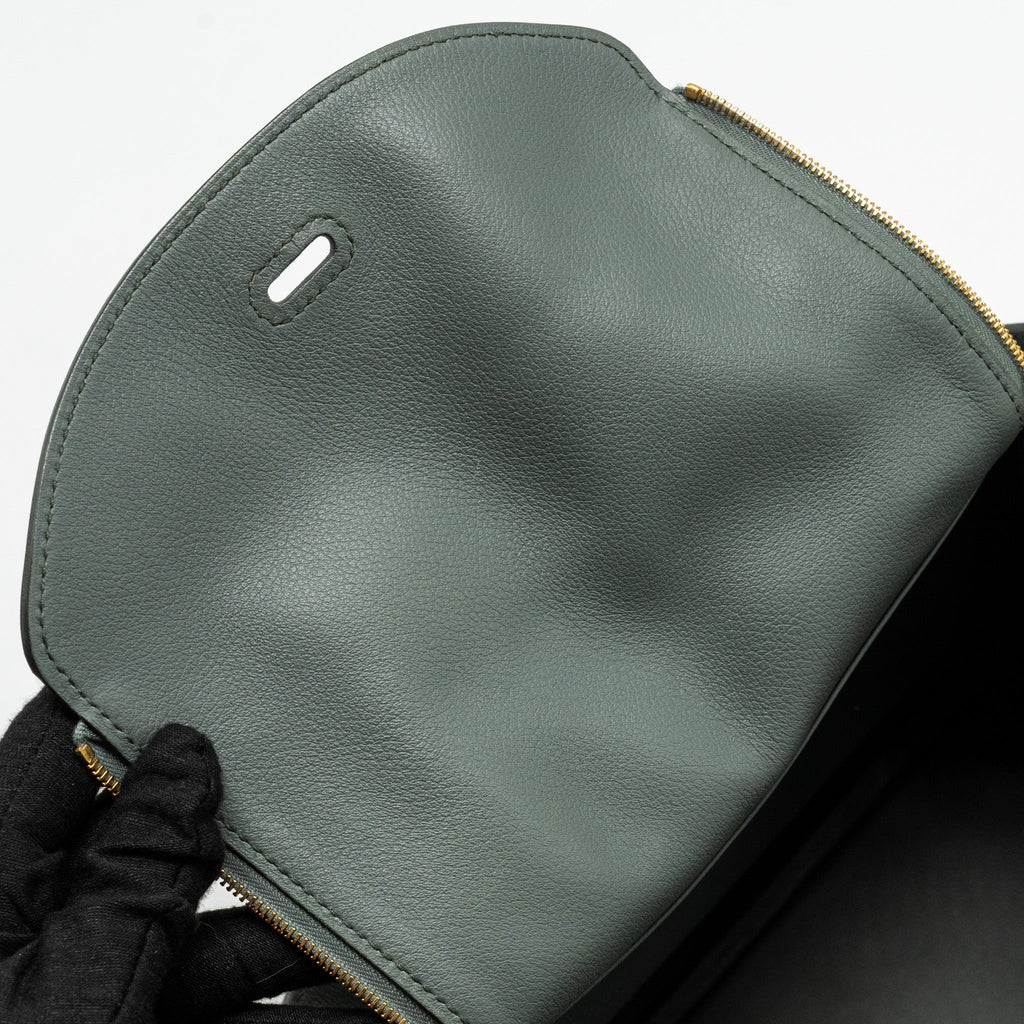 HERMES LINDY 26 EVERCOLOR VERT AMANDE GHW