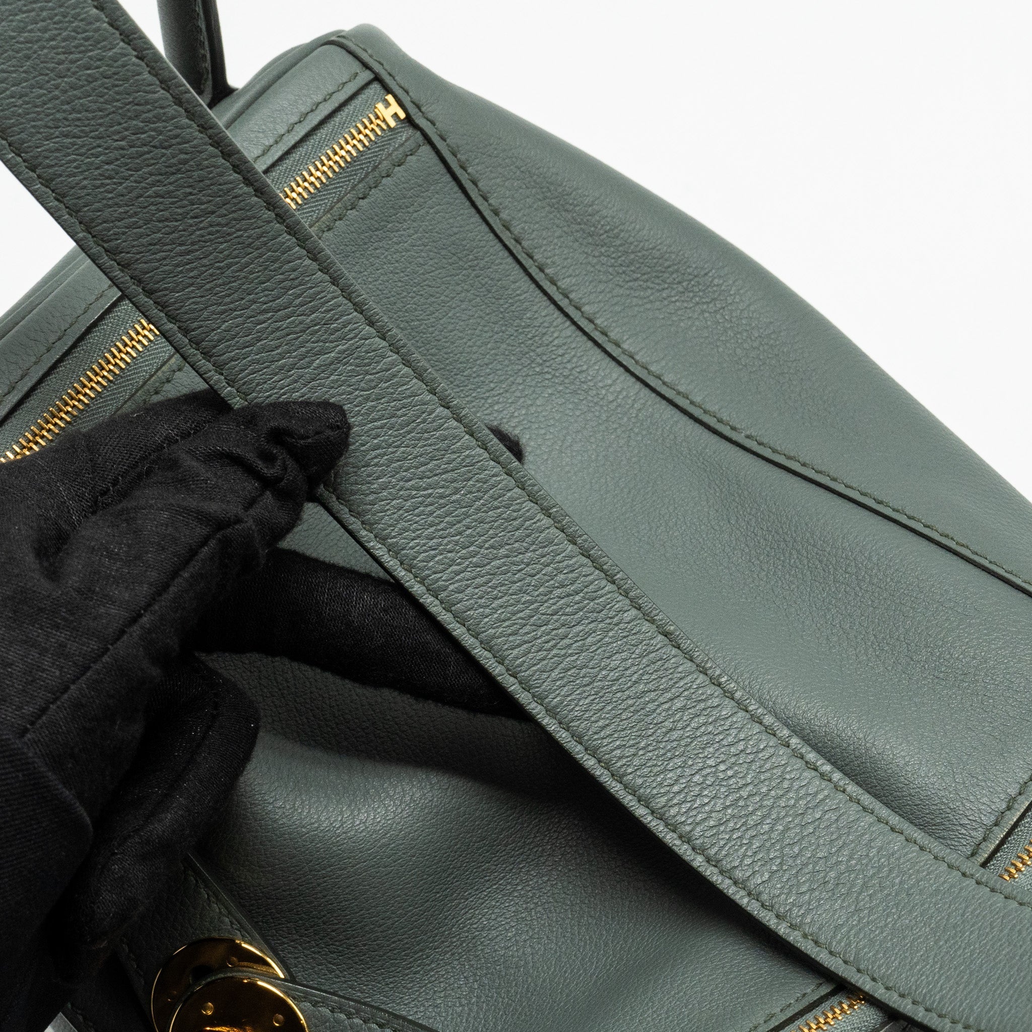 HERMES LINDY 26 EVERCOLOR VERT AMANDE GHW