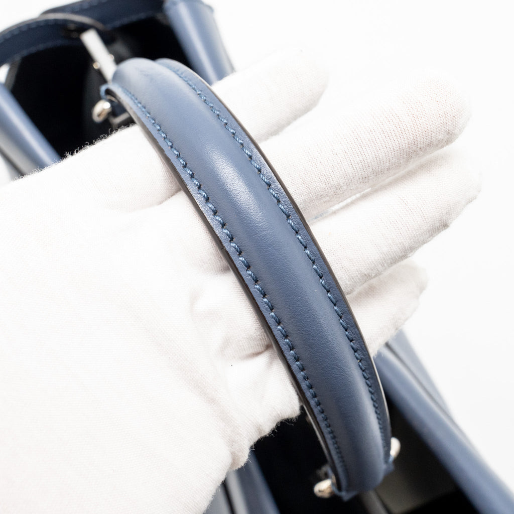 FENDI MEDIUM PEEKABOO CALFSKIN BLUE MULTICOLOUR HARDWARE