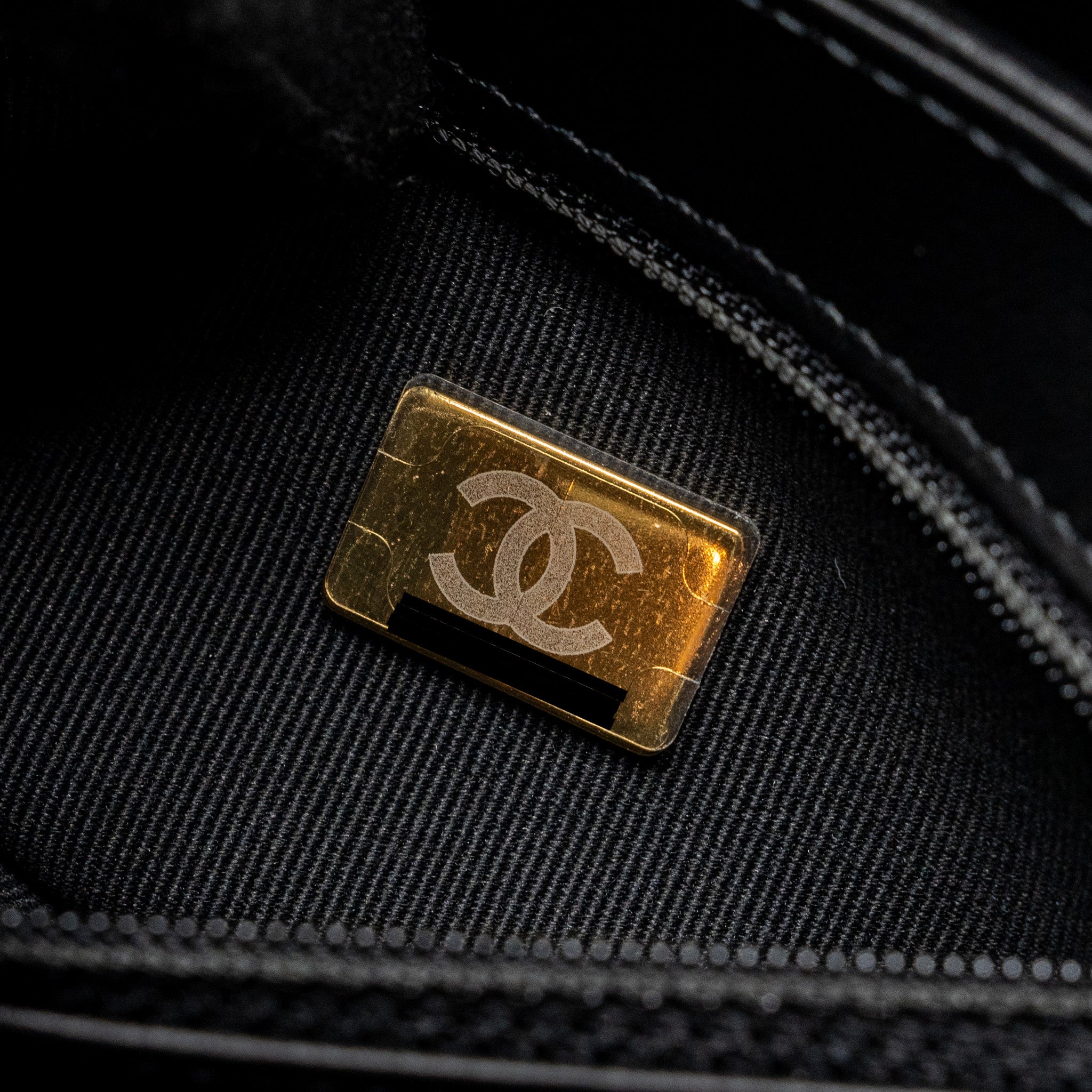 CHANEL 23K MINI SHOPPING TOTE KELLY BAG CALFSKIN BLACK GHW (MICROCHIP)