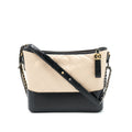 CHANEL GABRIELLE HOBO BAG BEIGE / BLACK