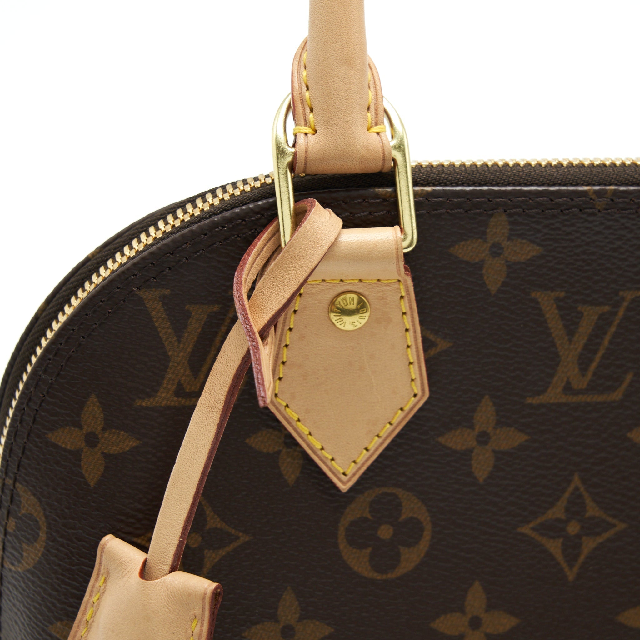 LOUIS VUITTON ALMA BB MONOGRAM CANVAS GHW