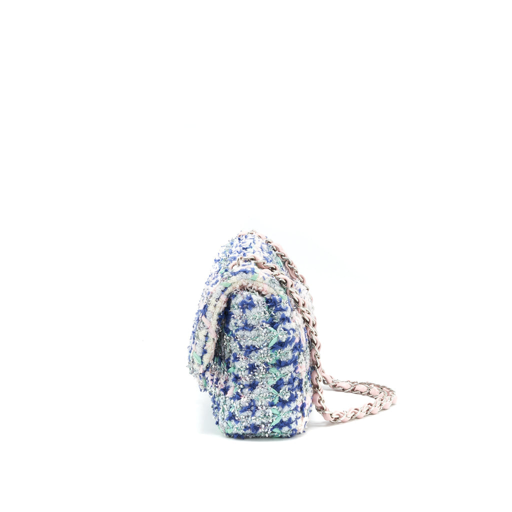CHANEL TWEED CLASSIC FLAP BAG MULTI COLOUR SHW