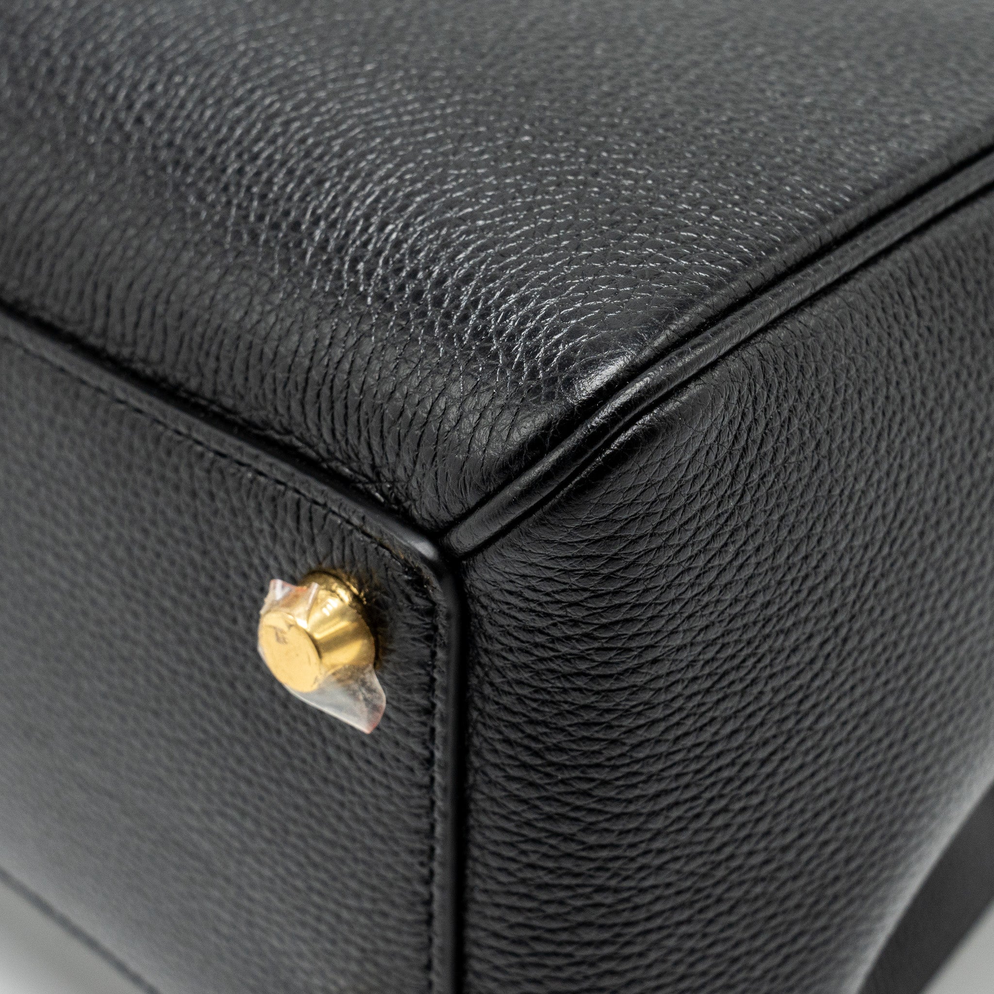 CELINE 16 BAG GRAINED CALFSKIN BLACK GHW