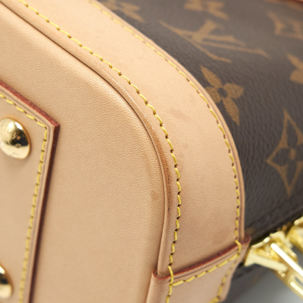 LOUIS VUITTON ALMA BB MONOGRAM CANVAS GHW