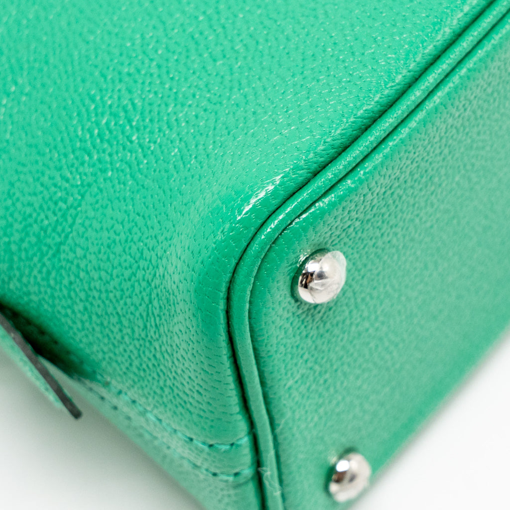 HERMES MINI BOLIDE CHÈVRE MYSORE 6W MENTHE SHW