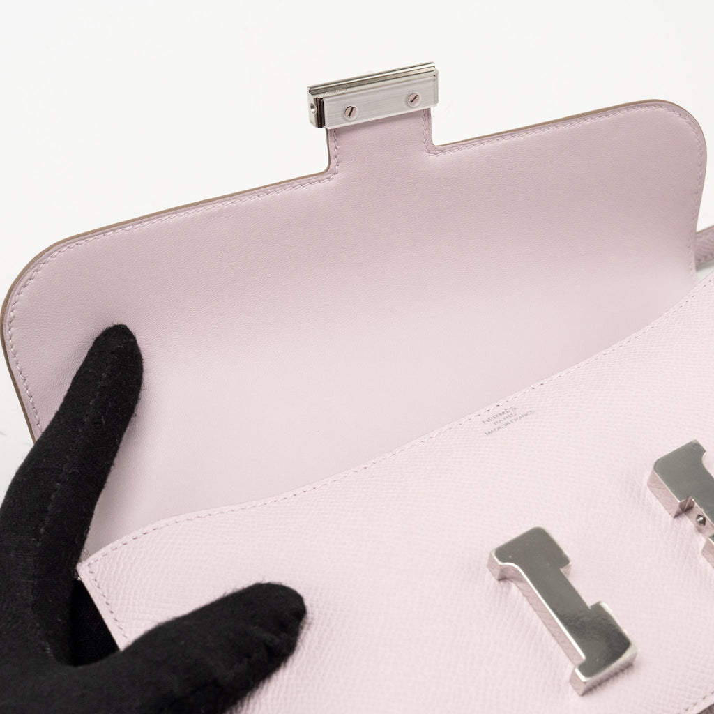 HERMES CONSTANCE ELAN EPSOM MAUVE PALE SHW