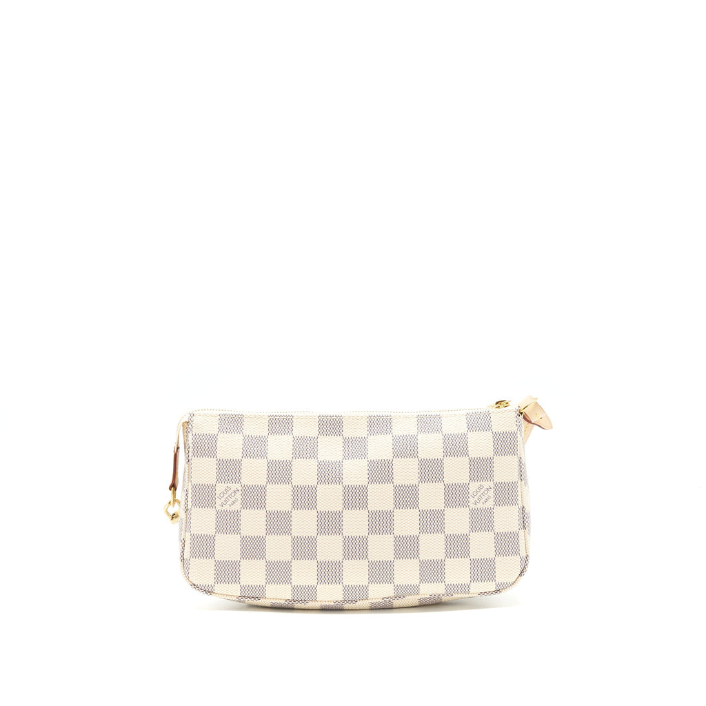 LOUIS VUITTON POCHETTE ACCESSORIES DAMIER AZUR CANVAS