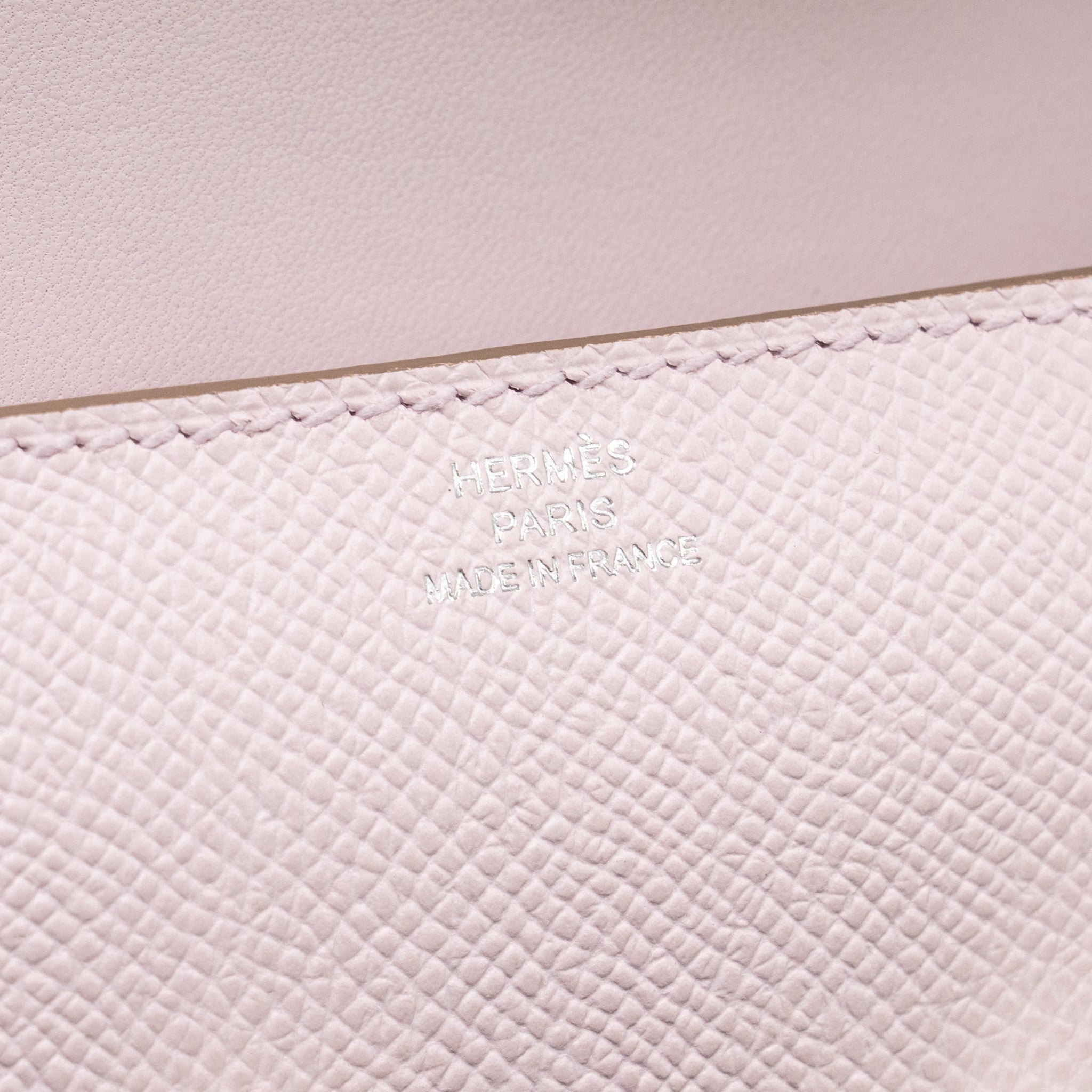 HERMES CONSTANCE ELAN EPSOM MAUVE PALE SHW