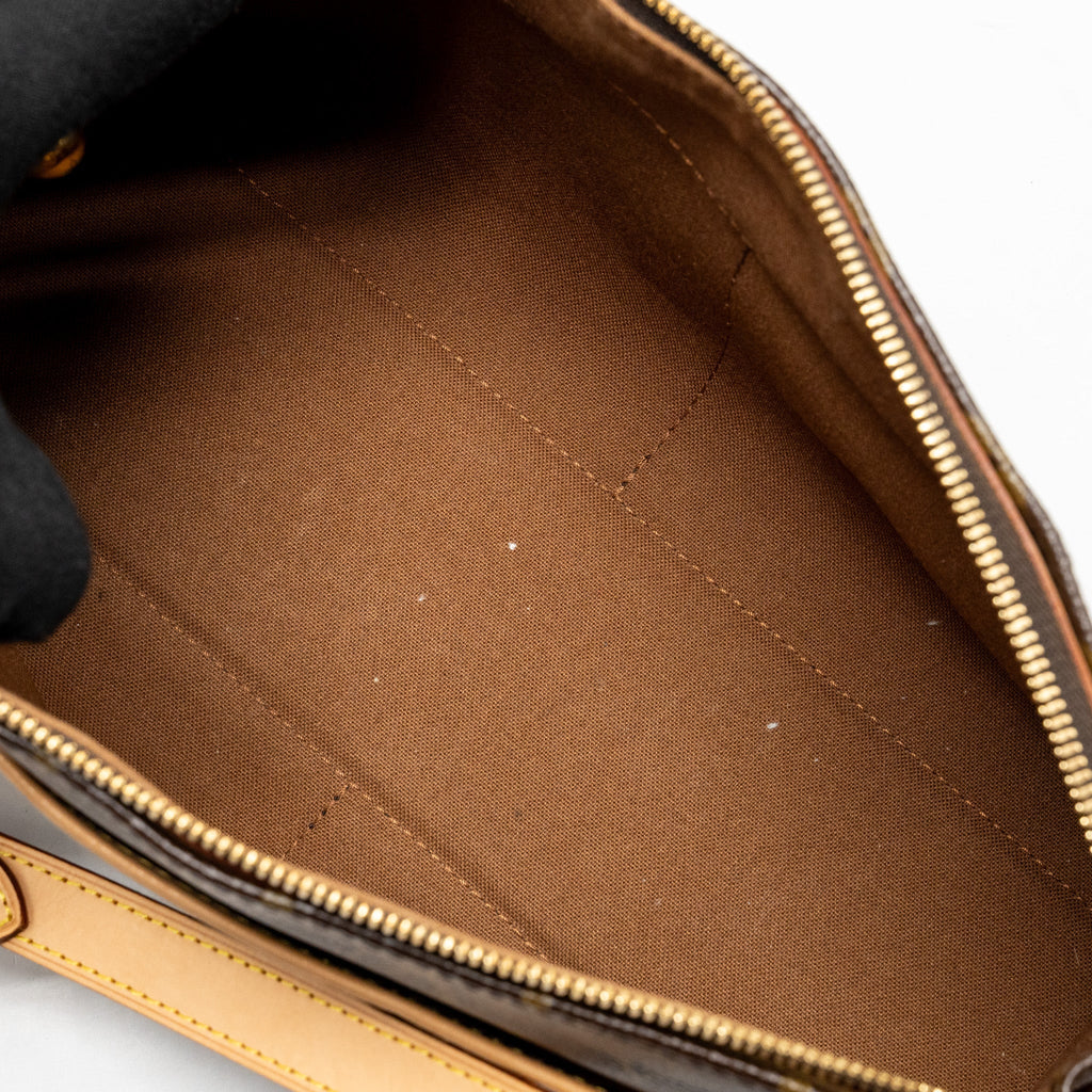 LOUIS VUITTON POPINCOURT LONG SHOULDER BAG MONOGRAM CANVAS GHW