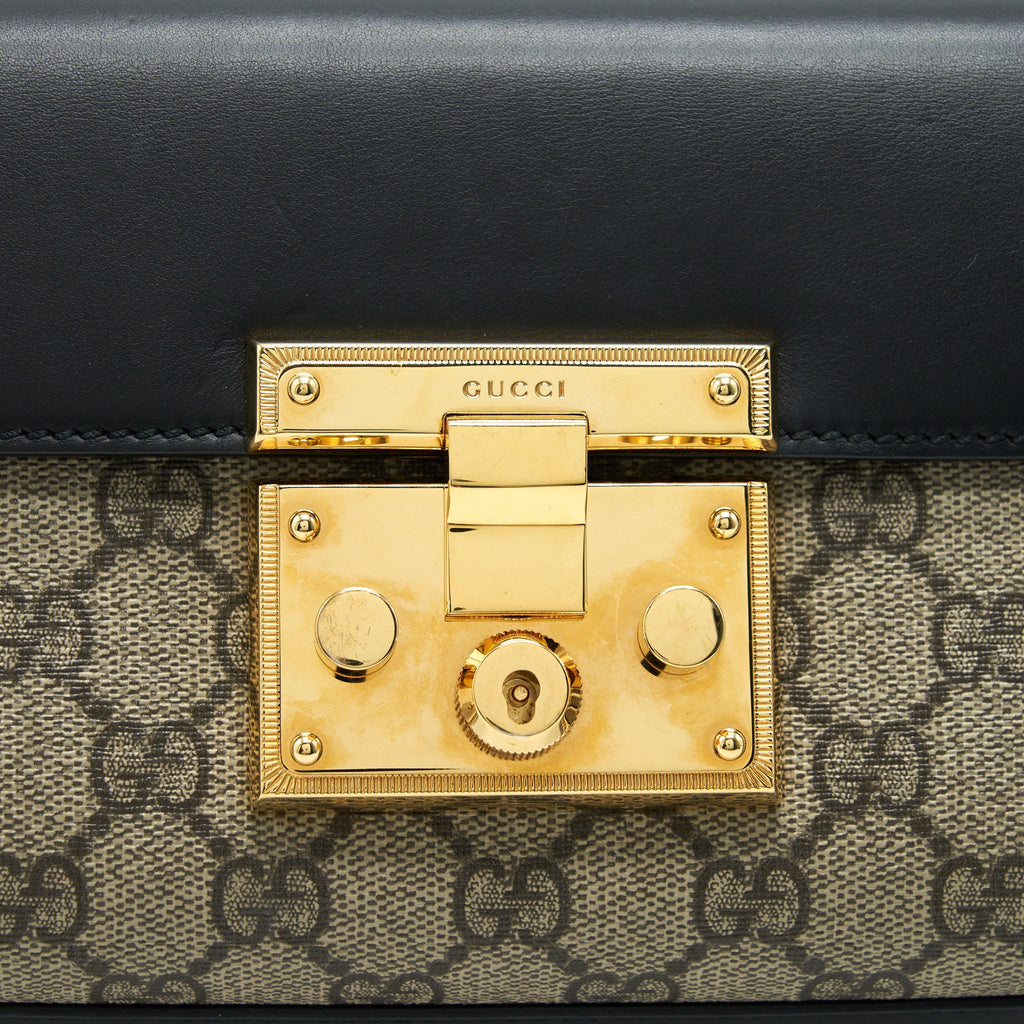 GUCCI PADLOCK SMALL GG SHOULDER BAG