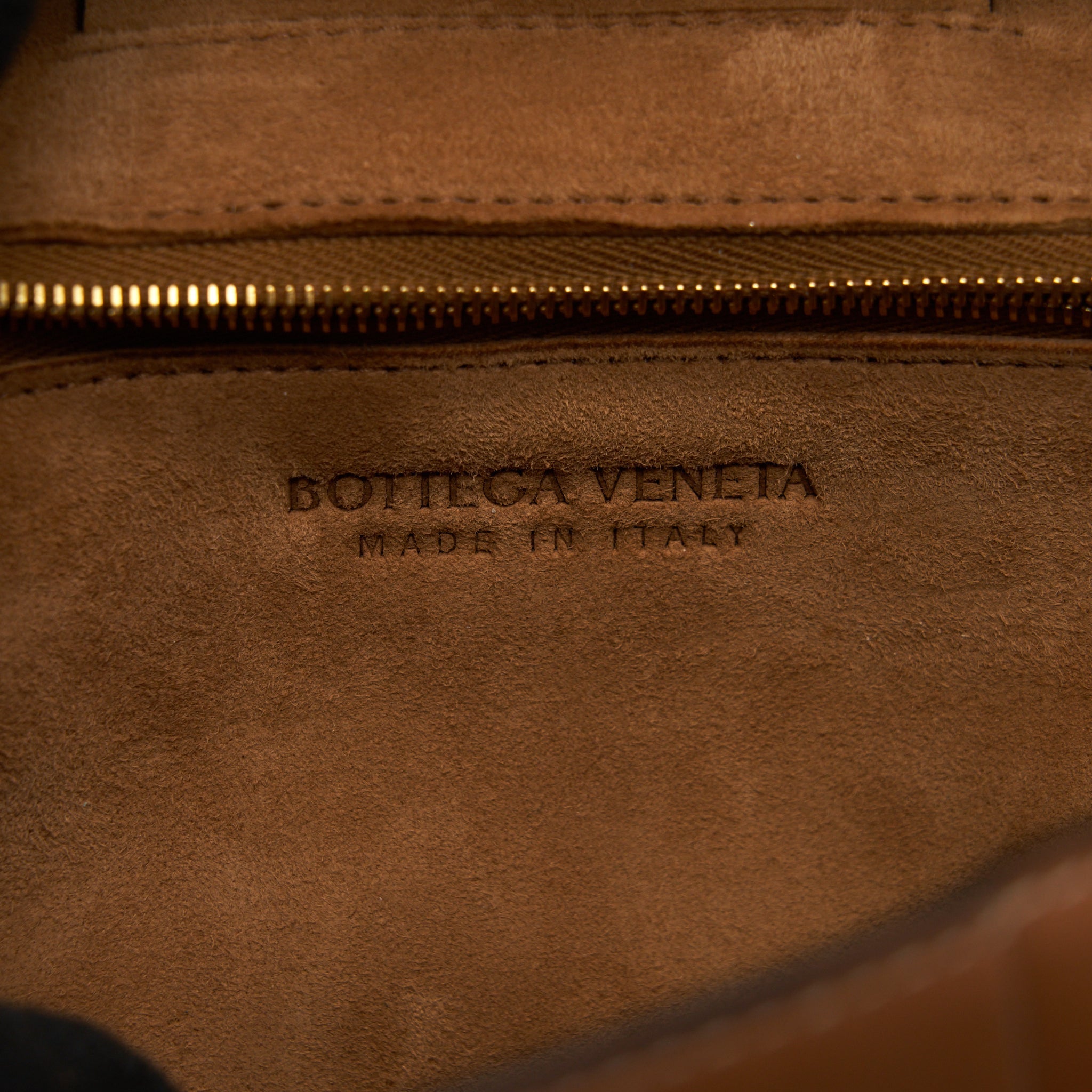 BOTTEGA VENETA ARCO BAG CALFSKIN WOOD