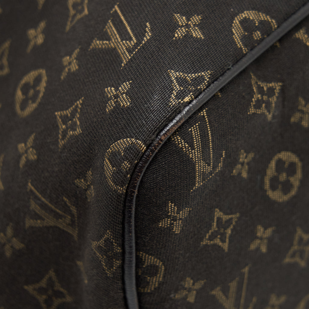 LOUIS VUITTON NEVERFULL MM MONOGRAM FABRIC DARK BROWN GHW
